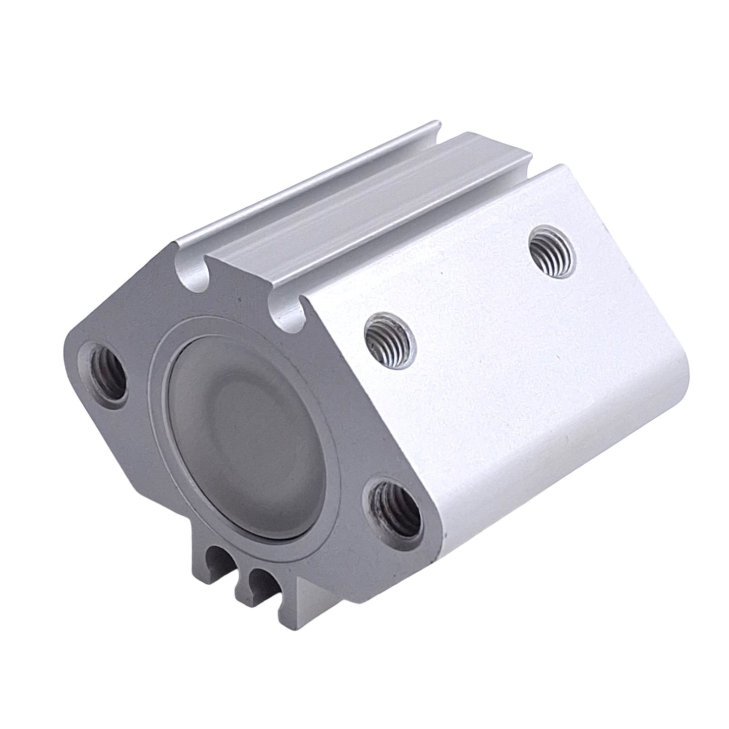Used SMC CDQ2A20-5DZ Pneumatic Cylinder, ø20mm Bore, 5mm Stroke, M5 x 0.8, 1.0MPa Max