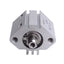 Used SMC CDQ2A20-5DZ Pneumatic Cylinder, ø20mm Bore, 5mm Stroke, M5 x 0.8, 1.0MPa Max
