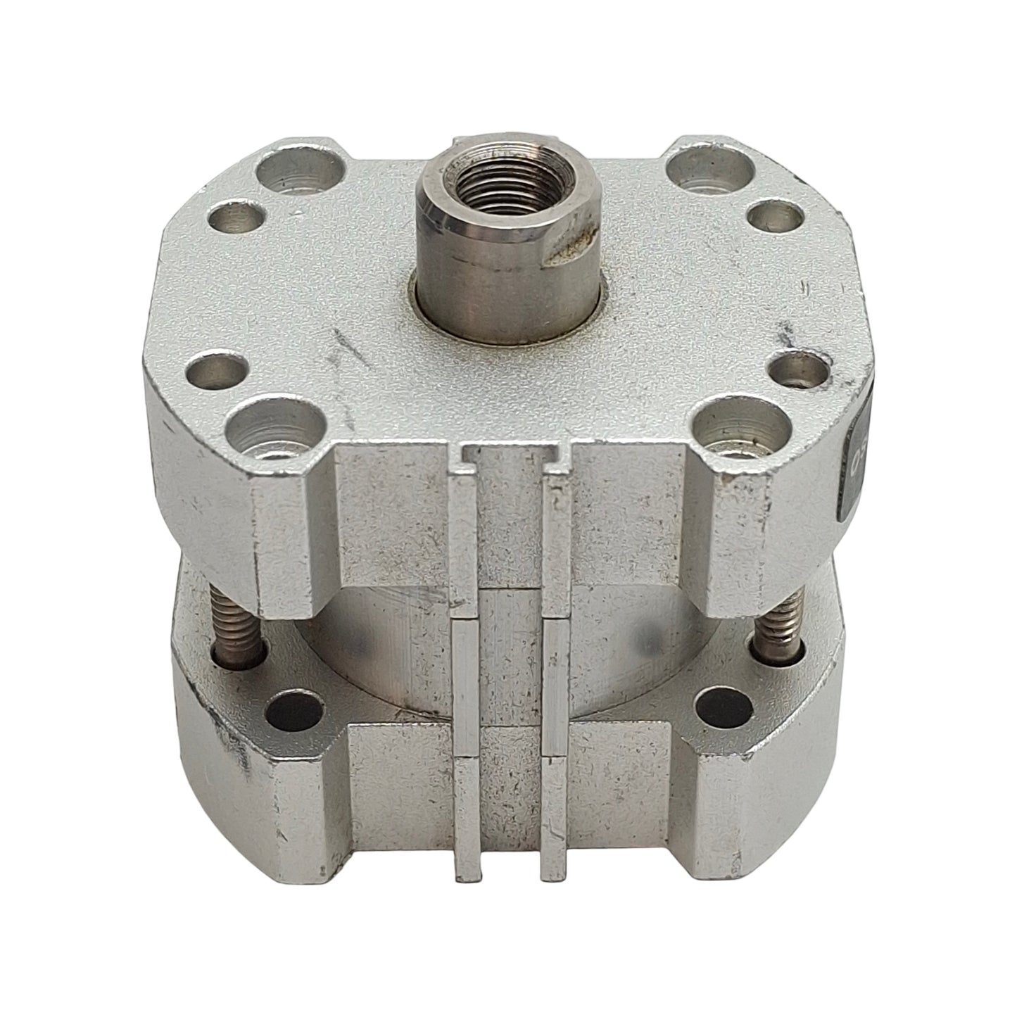 Used SMC NCDQ7B106-025D Compact Cylinder ø1-1/16in Bore, 1in Stroke, 1/8in NPT 200psi