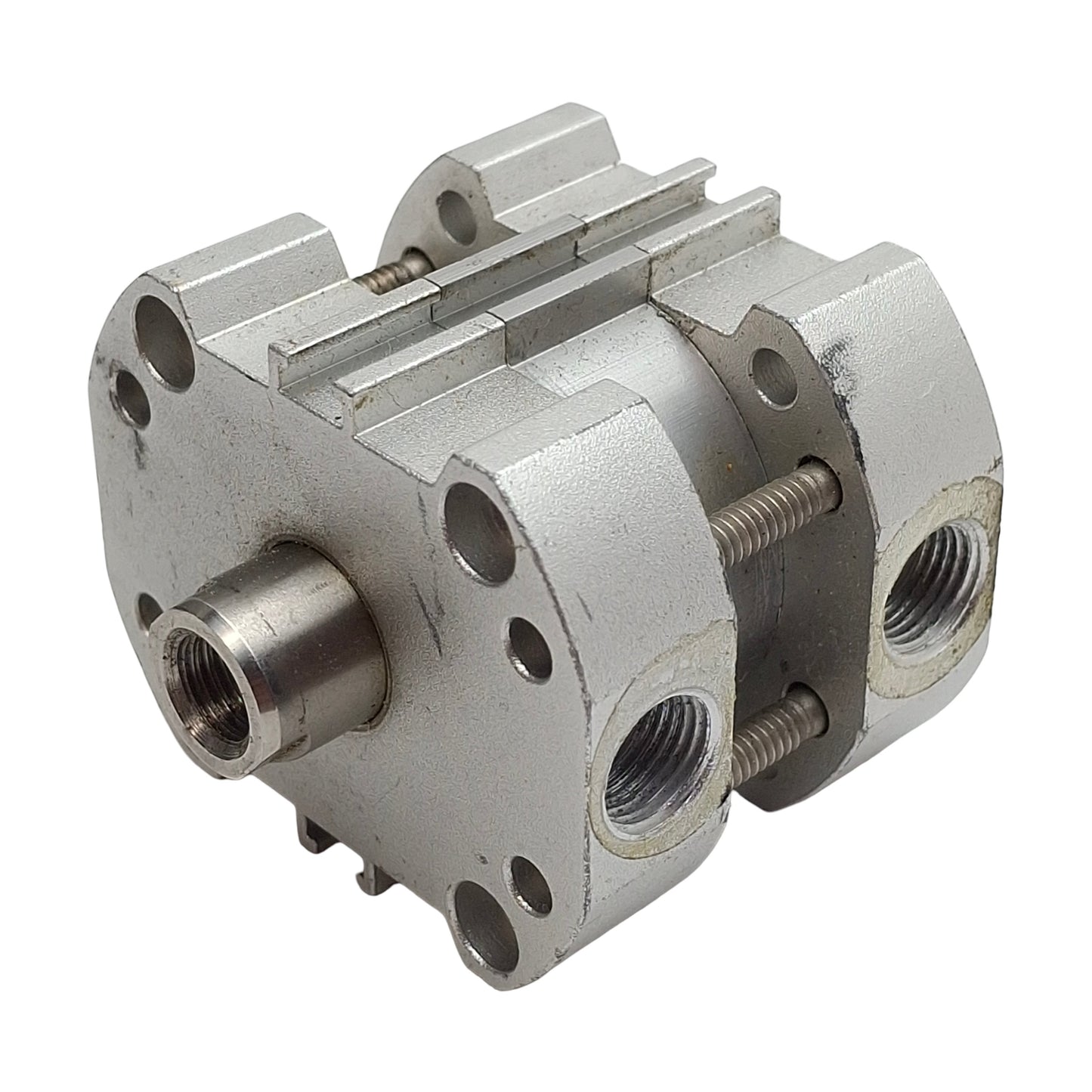 Used SMC NCDQ7B106-025D Compact Cylinder ø1-1/16in Bore, 1in Stroke, 1/8in NPT 200psi