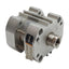 Used SMC NCDQ7B106-025D Compact Cylinder ø1-1/16in Bore, 1in Stroke, 1/8in NPT 200psi