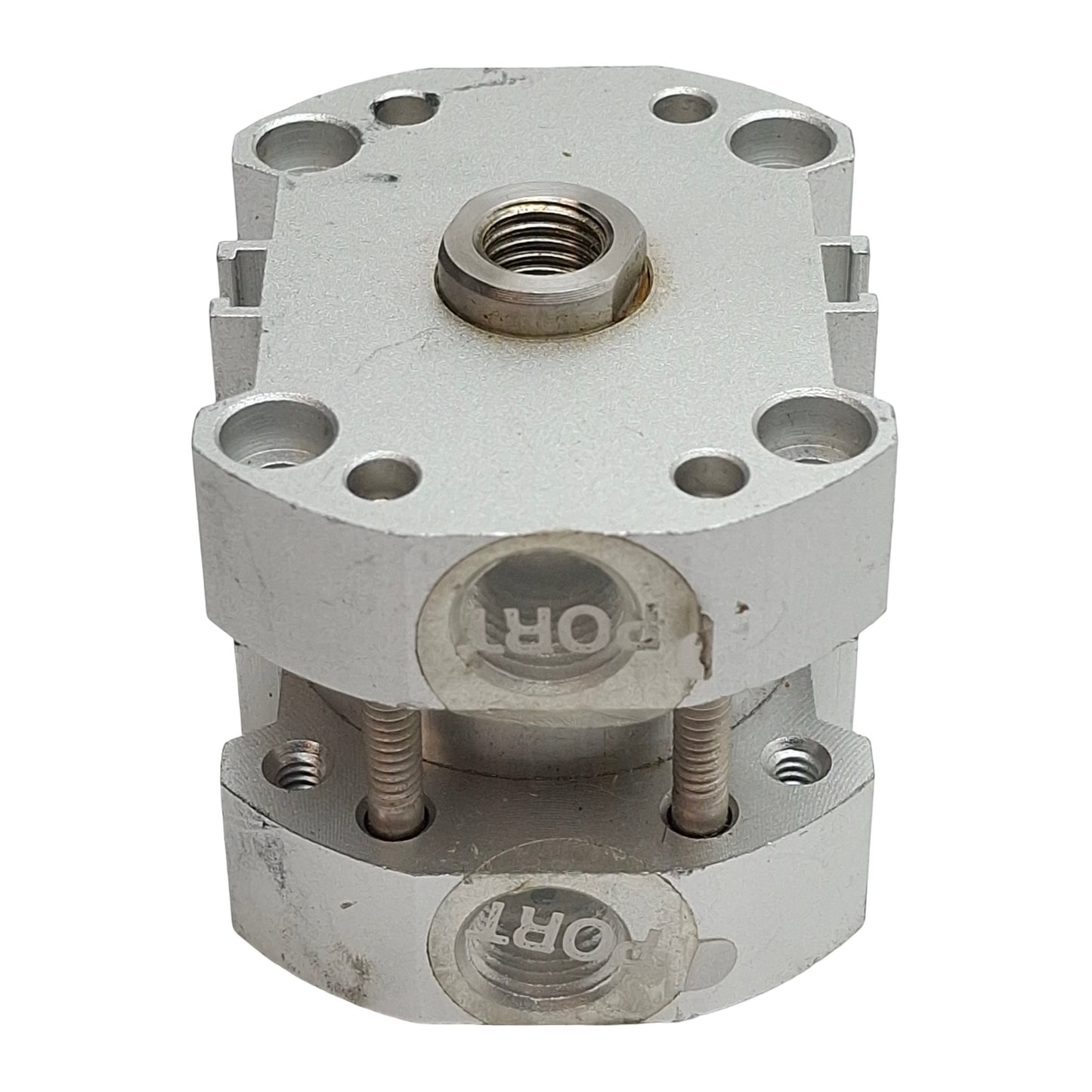 Used SMC NCDQ7A106-025D Compact Cylinder ø1-1/16" Bore, 1/2" Stroke, 1/8" NPT 200psi