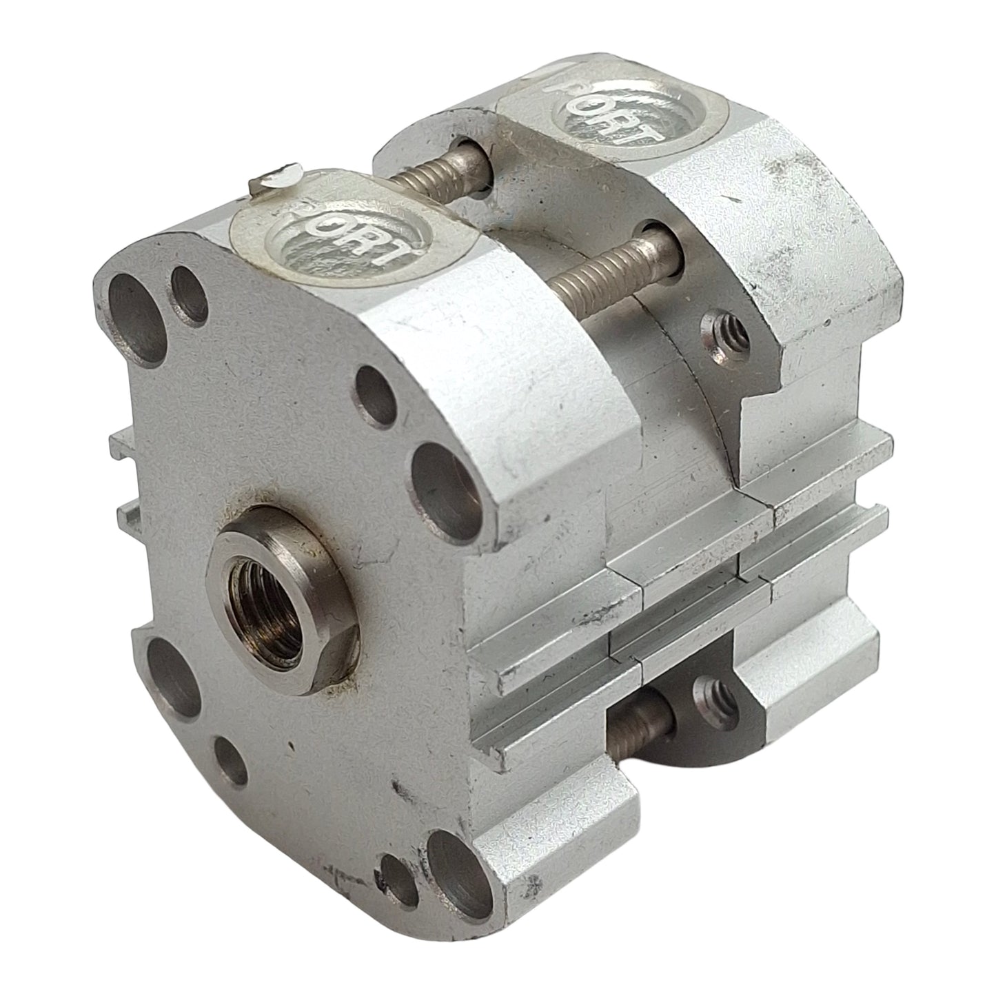 Used SMC NCDQ7A106-025D Compact Cylinder ø1-1/16" Bore, 1/2" Stroke, 1/8" NPT 200psi