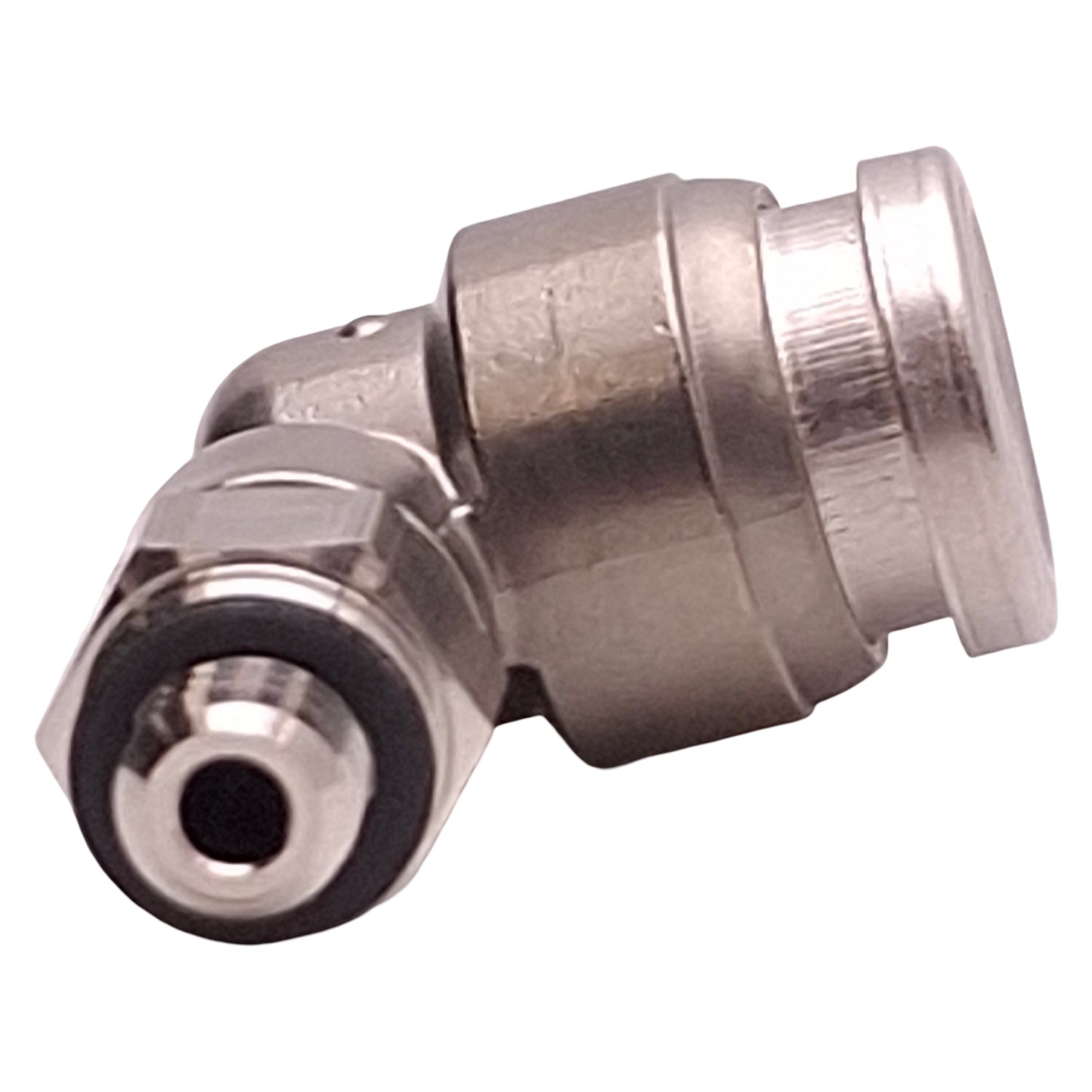 New Lot of 2 SMC KQG2L07-32 Push-Fit Elbow Fitting ø1/4" Tube OD, 10-32UNF Thread