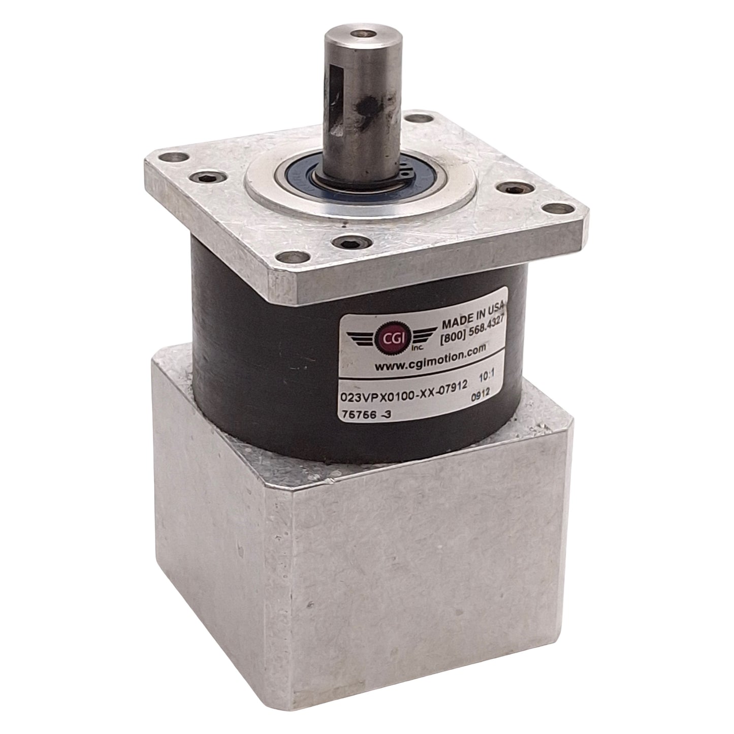 Used CGI Motion 023VPX0100-XX-07912 Victory Planetary Gearhead 10:1, 5000rpm, NEMA 23