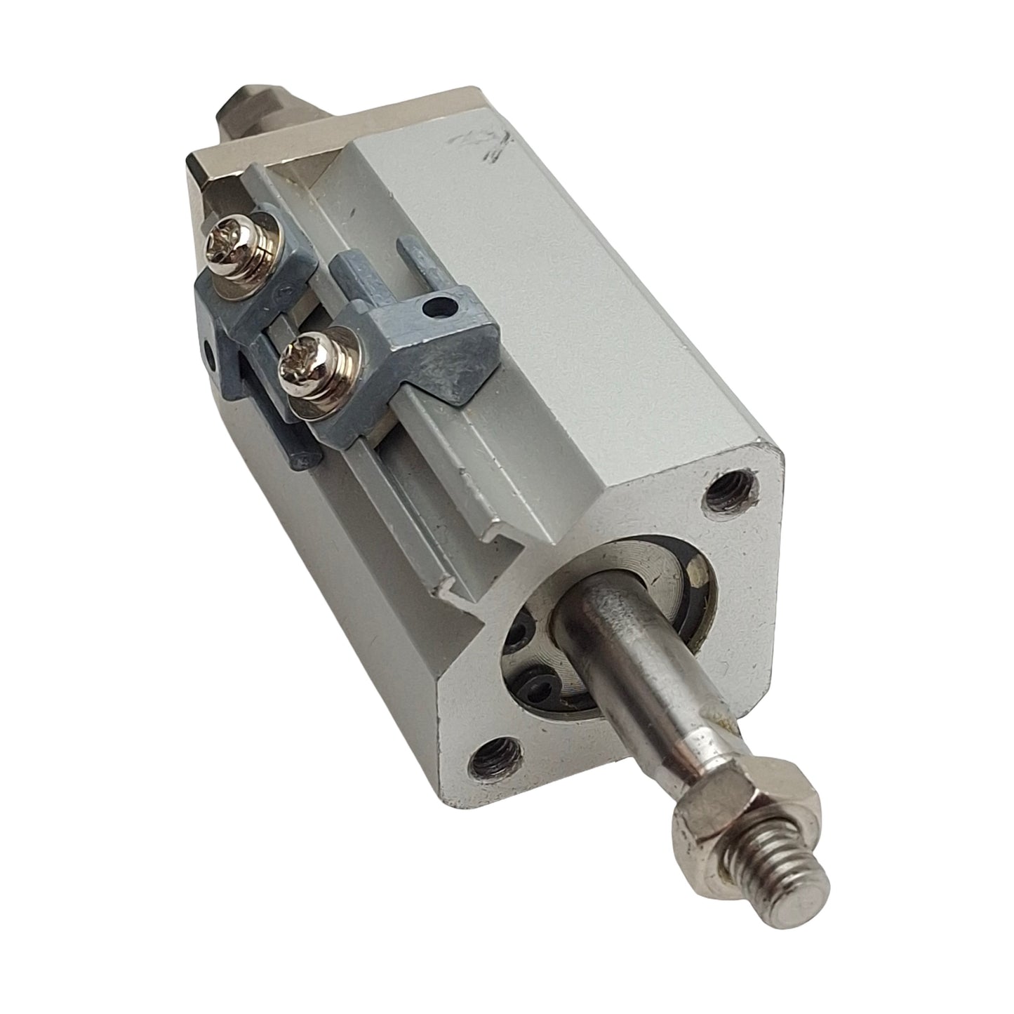 Used SMC CDQ2A16-15DM-XC8 Pneumatic Cylinder, ø16mm Bore, 15mm Stroke, M5x0.8, 1.0MPa