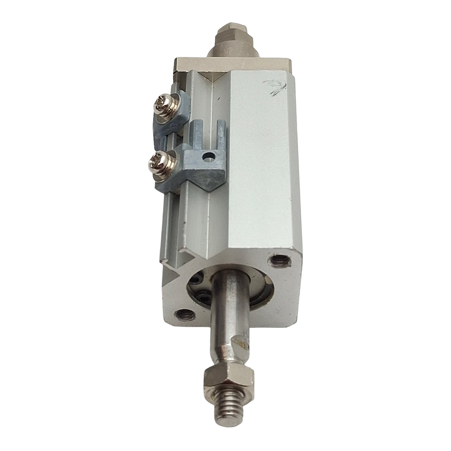 Used SMC CDQ2A16-15DM-XC8 Pneumatic Cylinder, ø16mm Bore, 15mm Stroke, M5x0.8, 1.0MPa