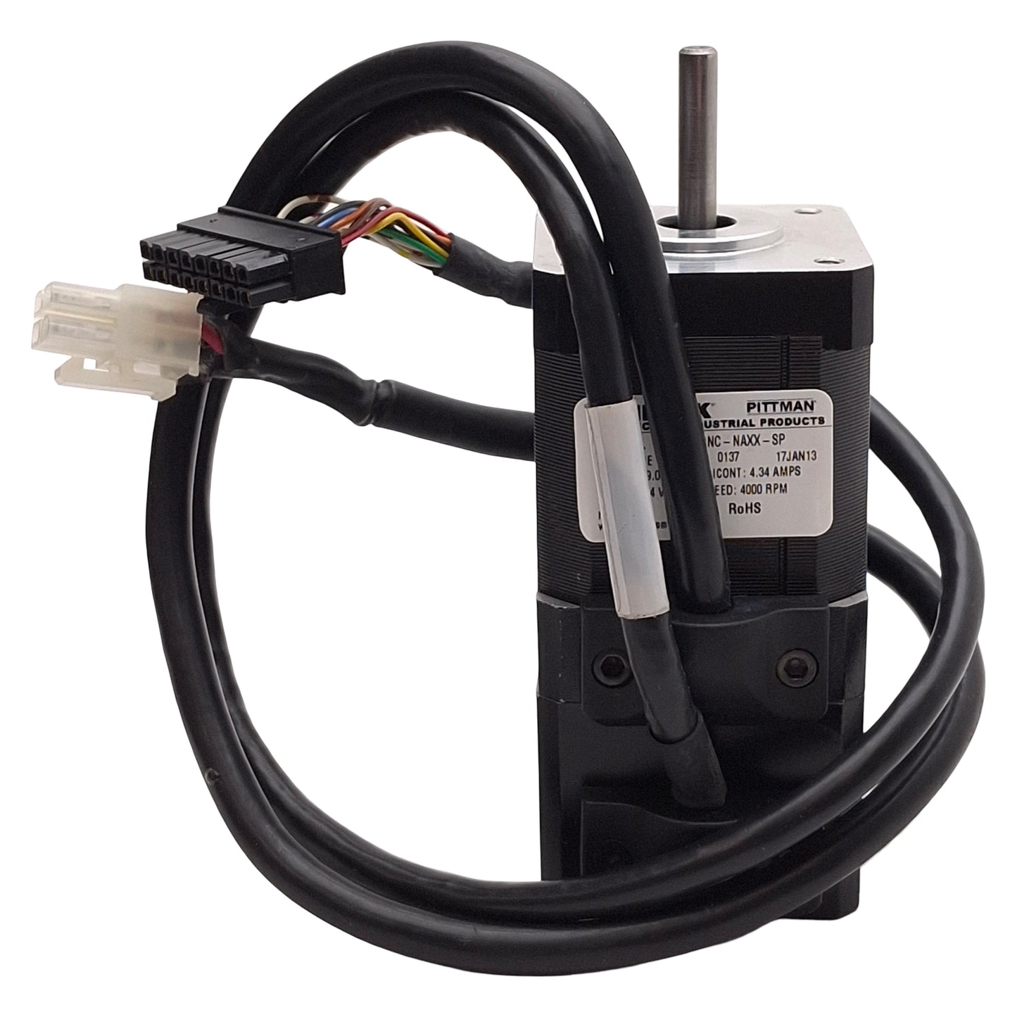 Used Ametek A0422052NC-NAXX-SP Servo Motor, 24VDC 4.34A, 29oz-in, 4000rpm, NEMA 17