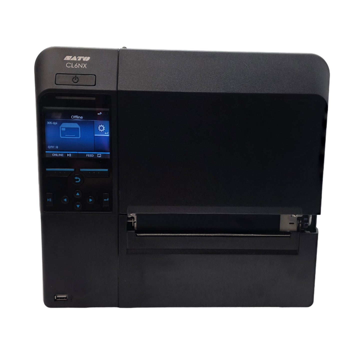 Used Sato CL6NX WWCL91061 Barcode Label Printer 305dpi 6.5" Width 7.99in/s 100-240VAC