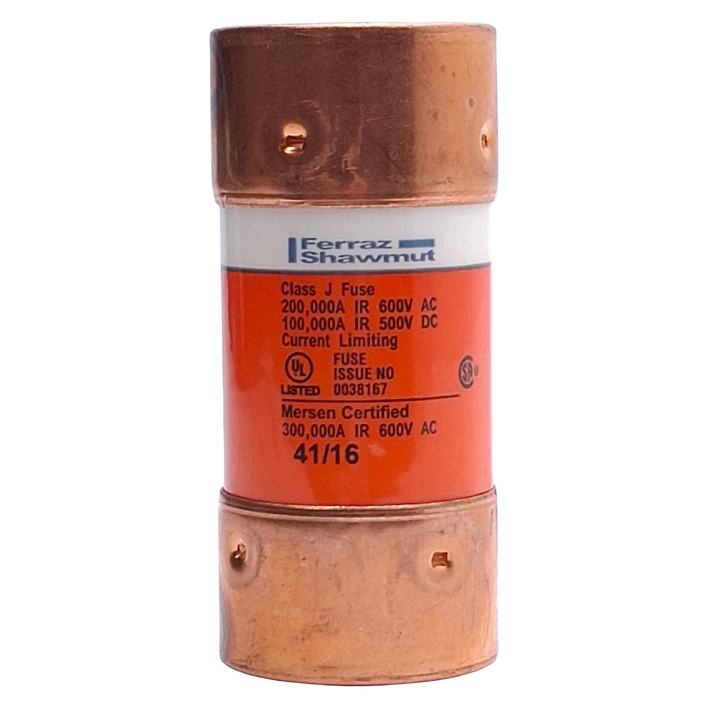 New – Open box Lot of 2 Ferraz Shawmut AJT50 Smart Spot Fuse Class J, 50A, 600VAC/400VDC