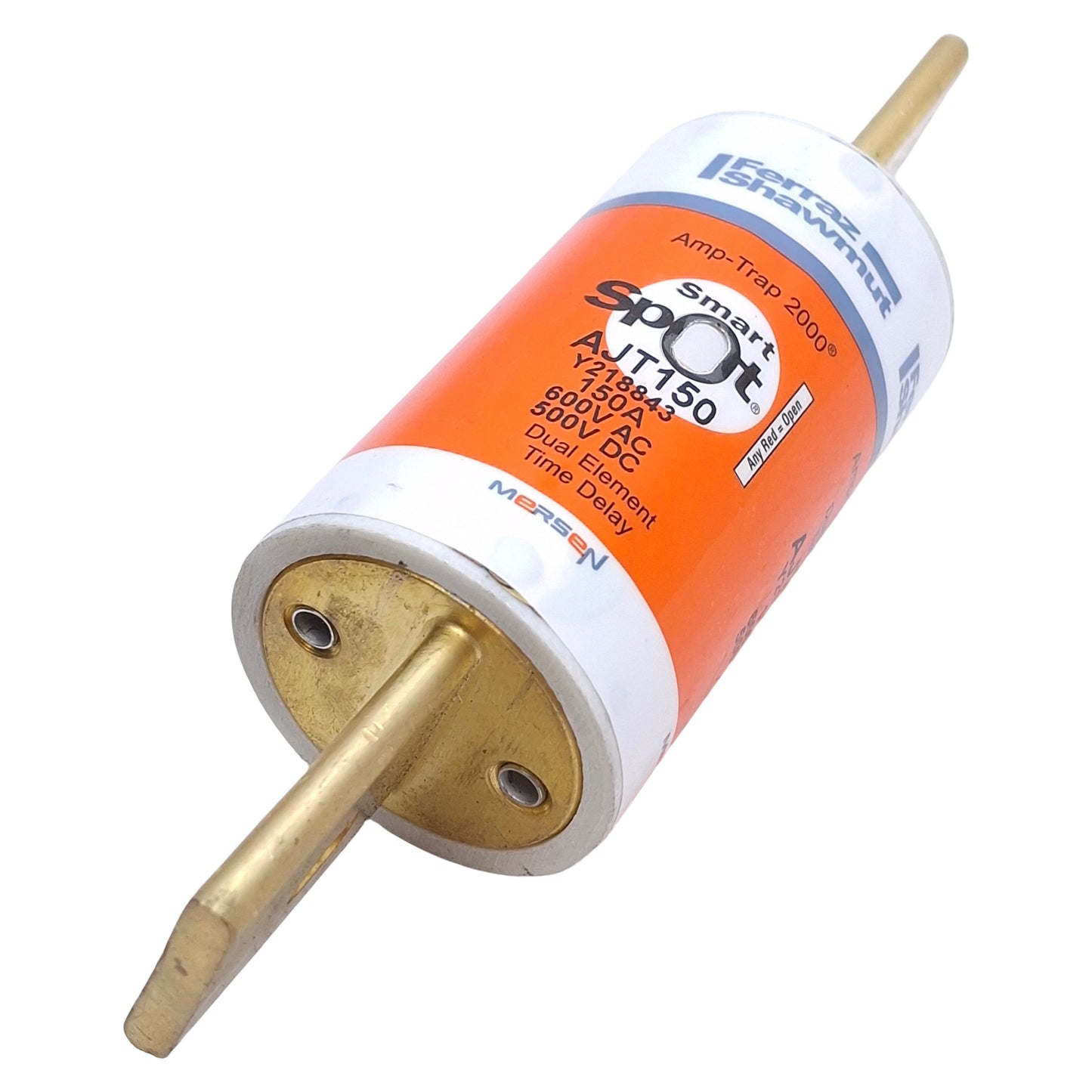 New – Open box Ferraz Shawmut AJT150 Smart Spot Fuse Class J, 150A Current, 600VAC/500VDC