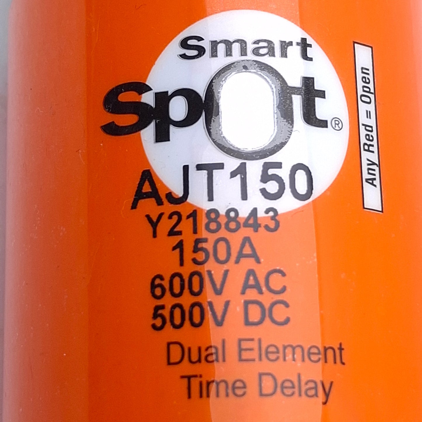 New – Open box Ferraz Shawmut AJT150 Smart Spot Fuse Class J, 150A Current, 600VAC/500VDC