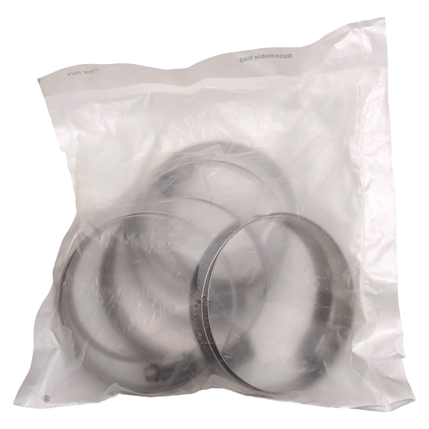 New Lot of 5 Stellar 5416K39 Stainless Steel Worm Drive Hose Clamp, ø5.63-8.50in