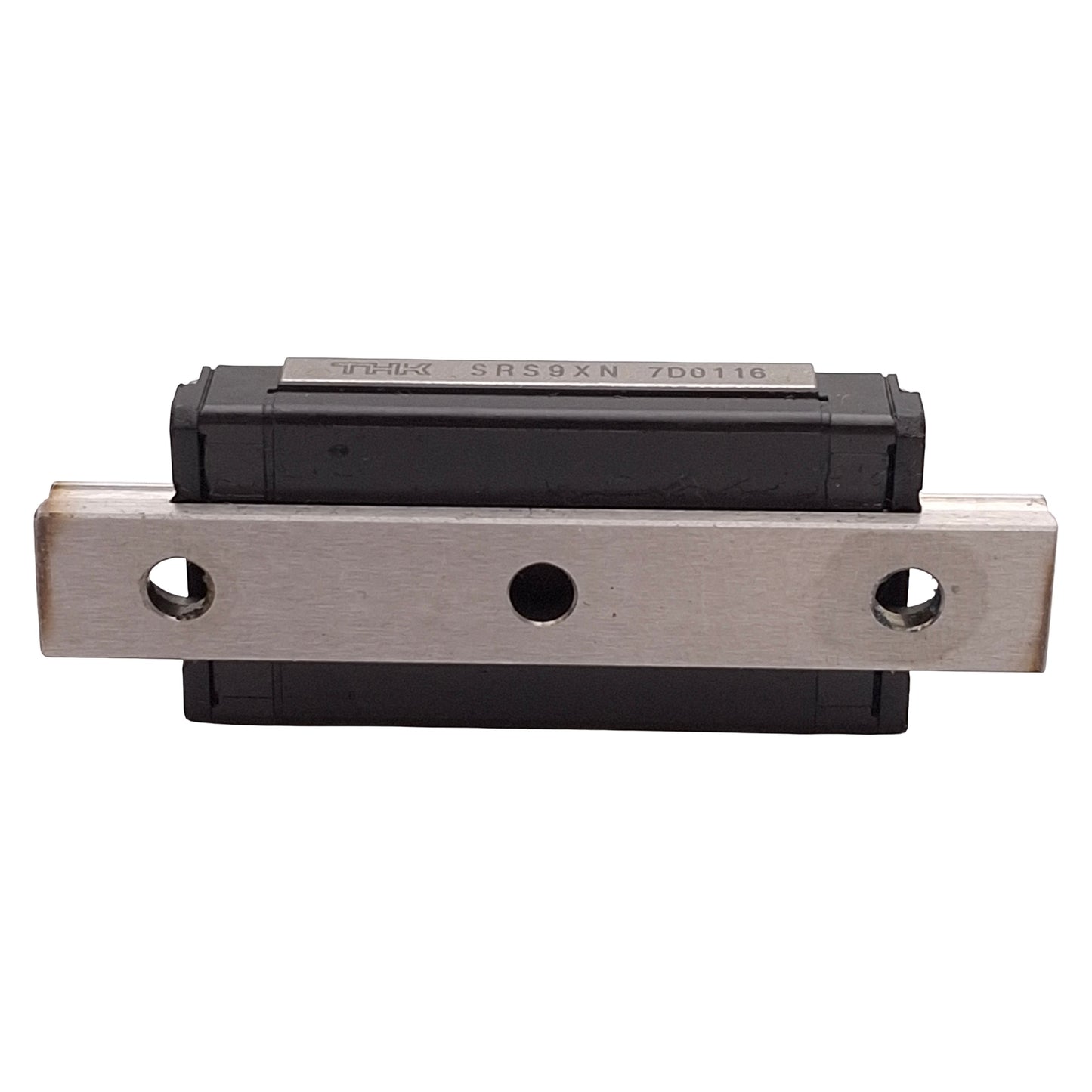 Used THK SRS9XN+55LM Mini Linear Guide Assembly, 55mm Rail, 20mm x 40.8mm Carriage