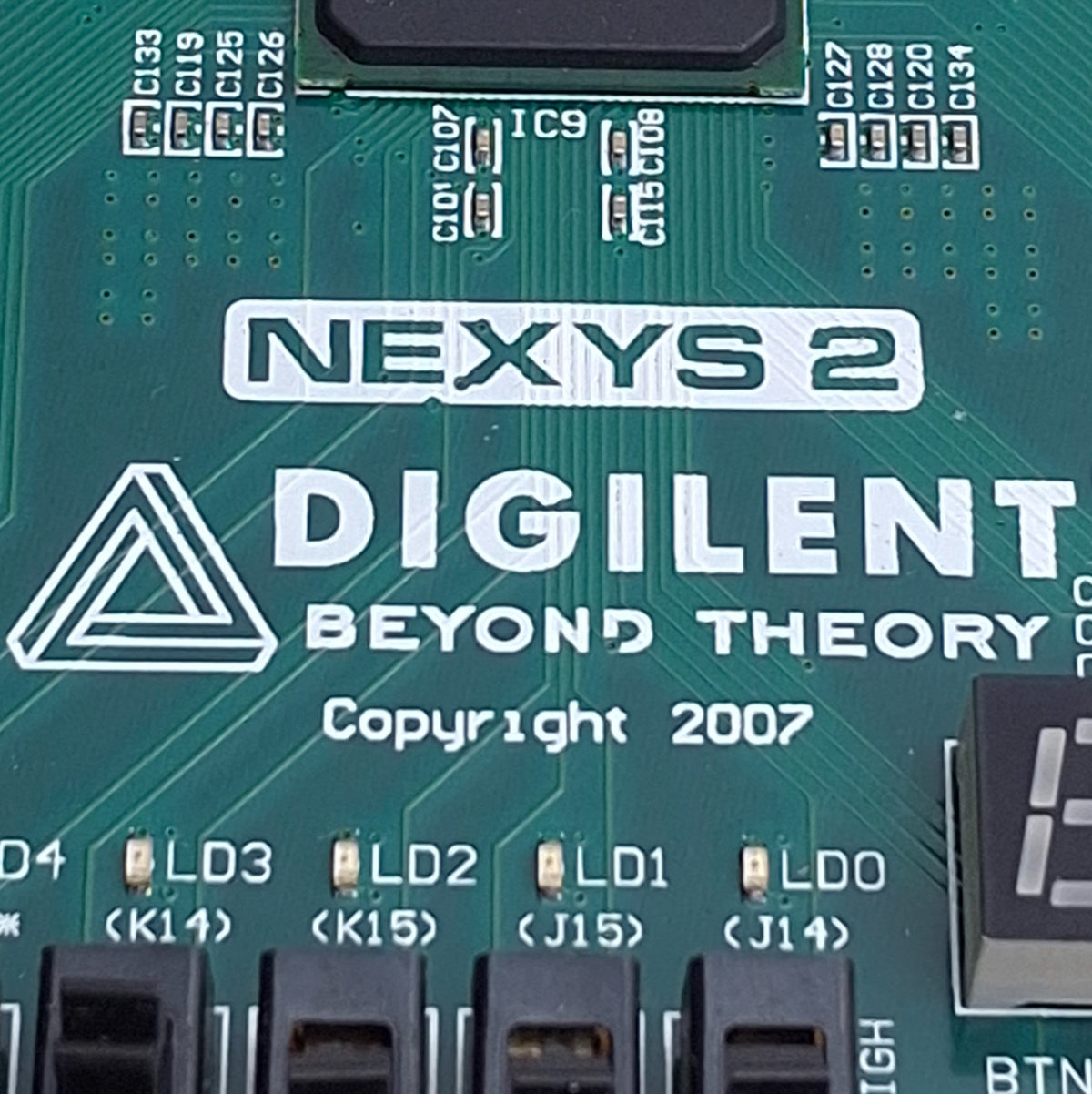 Used Diligent NEXYS2 FPGA Dev. Trainer Board, Xilinx Spartan 3E, USB2 VGA PS/2