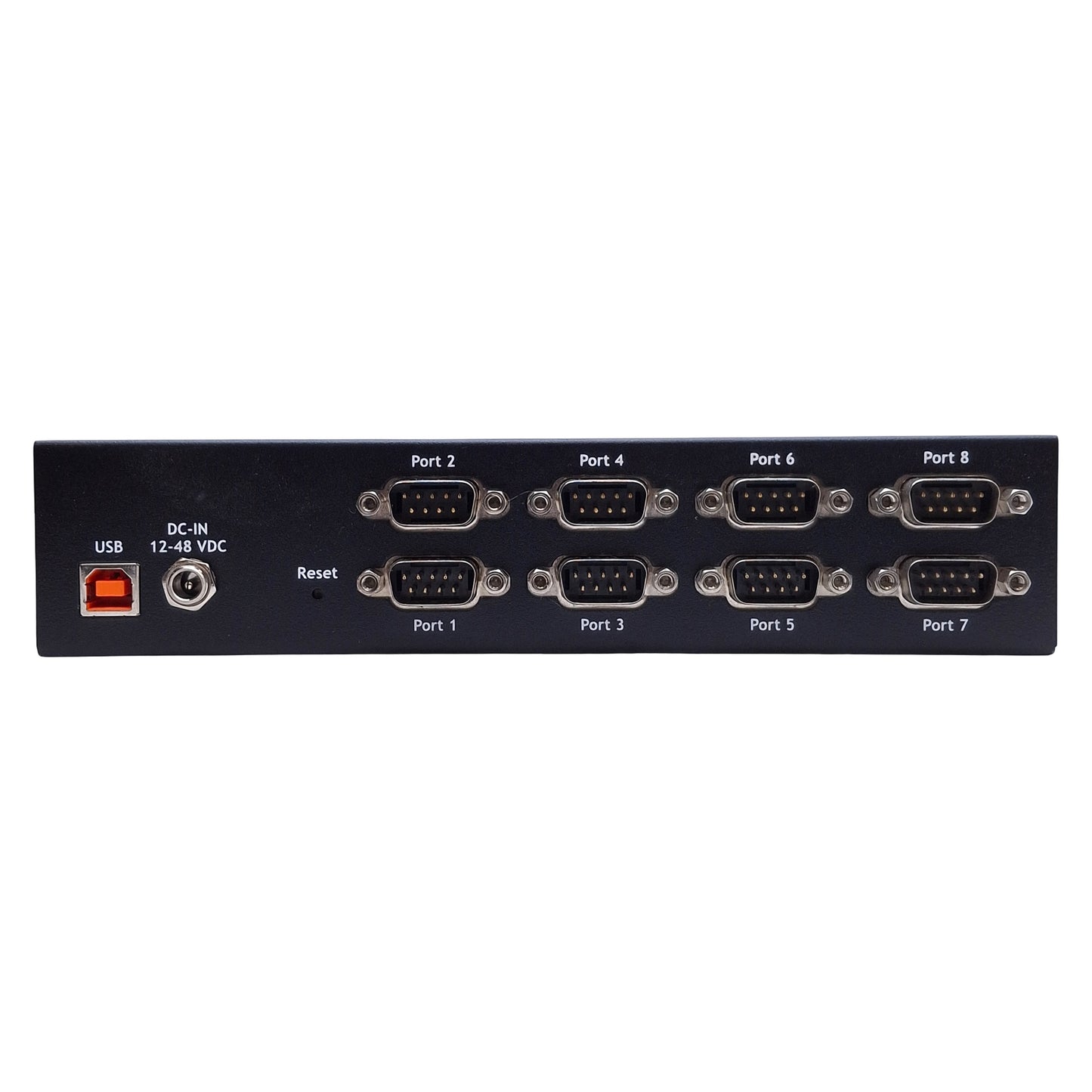 Used Moxa UPort 1650-8 USB-to-Serial Hub 12-42VDC, 580mA Max, 8 Ports, 1x USB 2.0