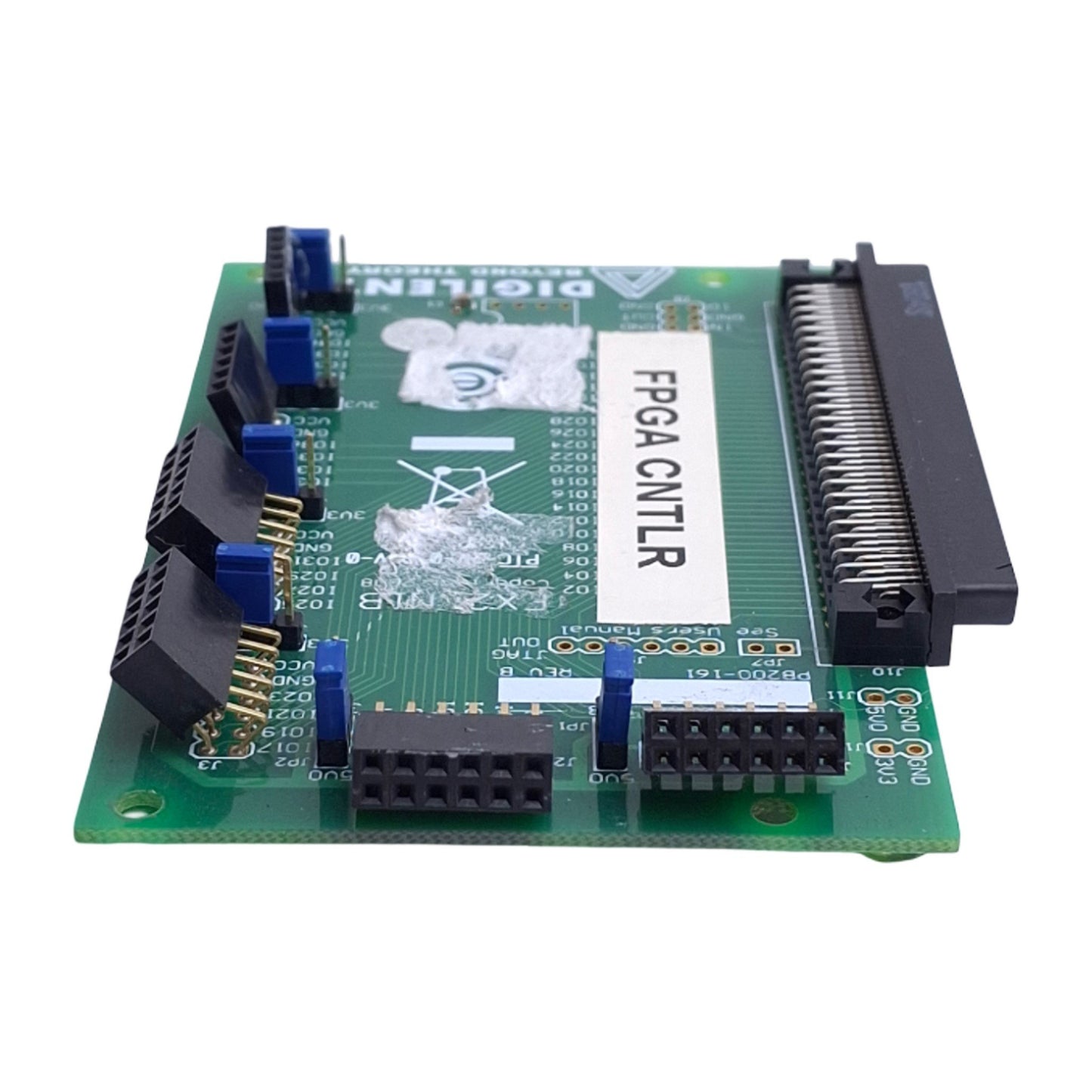 Used Diligent FX2 MIB Module Interface Board, FX2 Peripheral, 6 Pmod Connectors