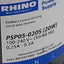 Used Rhino PSP05-020S Industrial Power Supply, 264VAC/375VDC In, 4A 5.1VDC 20W Out