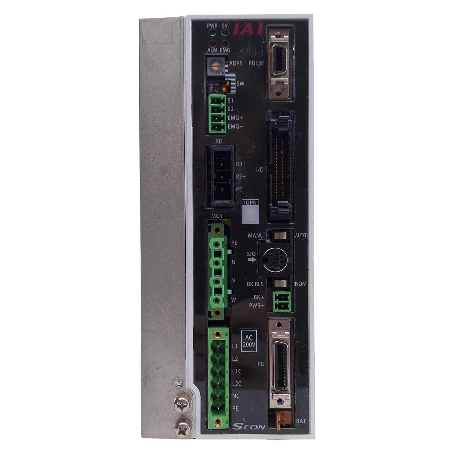 Used IAI SCON-C-600I-NP-3-2 Servo Drive Controller 600W, 200-230VAC In, 0-230VAC Out