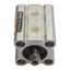 Used SMC NCQ2WB16-10D Compact Cylinder, ø16mm Bore, 10mm Stroke, M5x0.8, 150psi