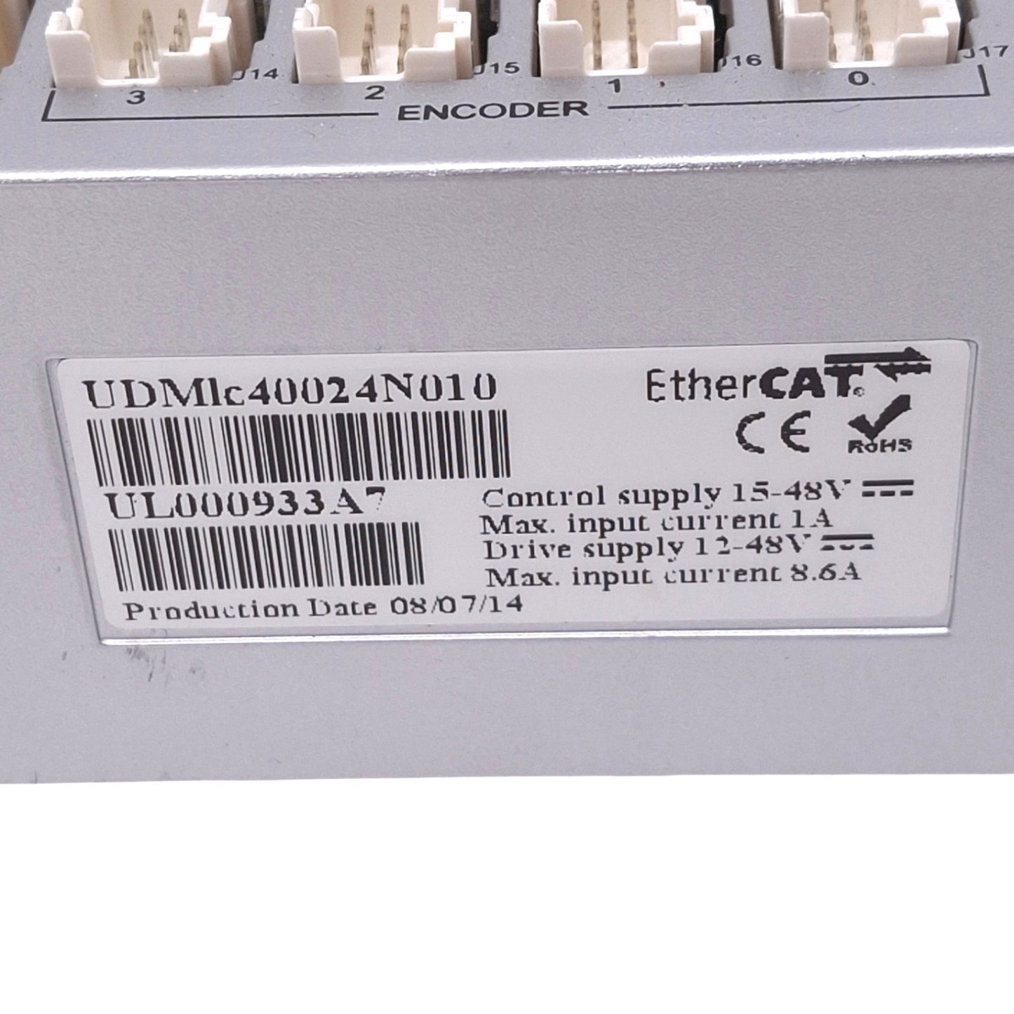 Used ACS Motion Control UDMlc40024N010 SPiiPlus UDMLC EtherCAT Drive Module, 15-48VDC
