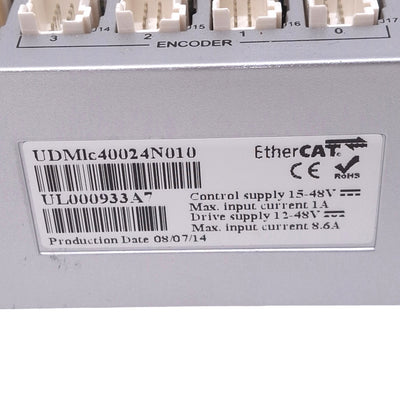 Used ACS Motion Control UDMlc40024N010 SPiiPlus UDMLC EtherCAT Drive Module, 15-48VDC