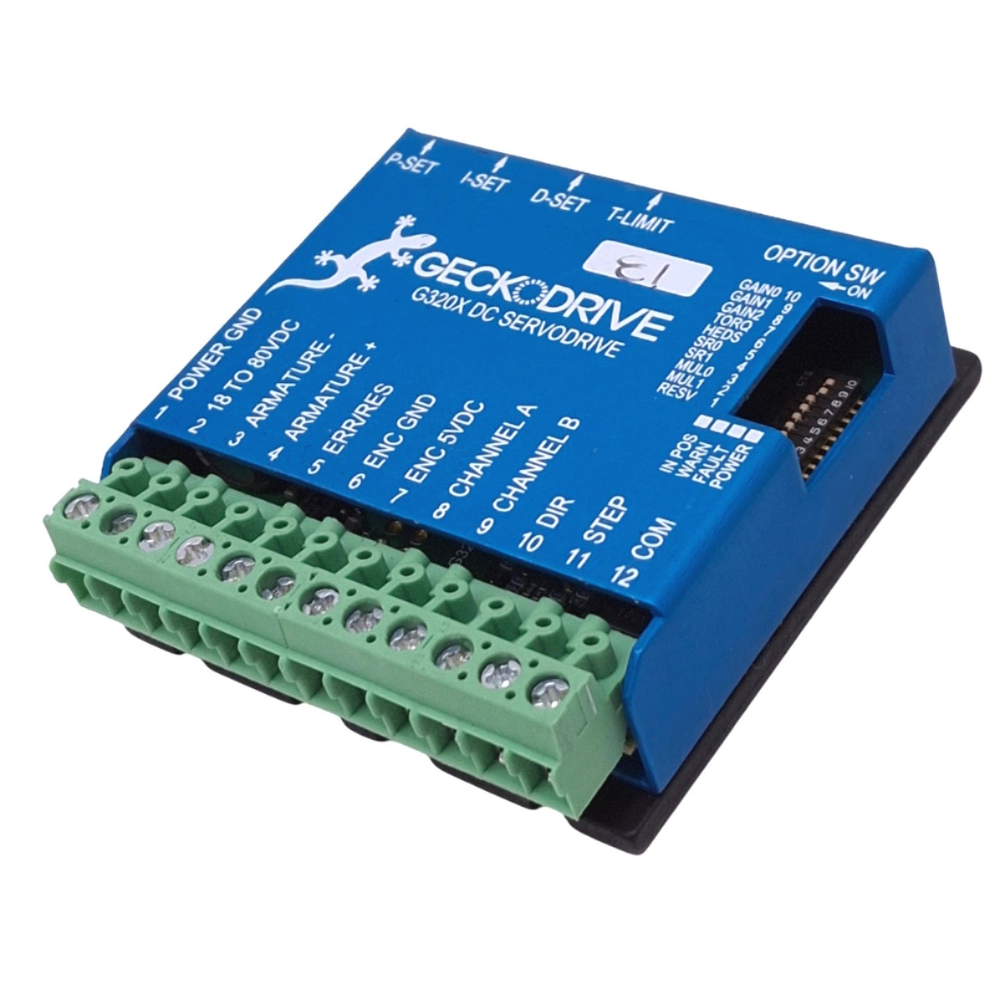 Used Gecko Drive G320X DC Servo Drive for Brushed DC Motor, 18-80VDC 0-20A Max