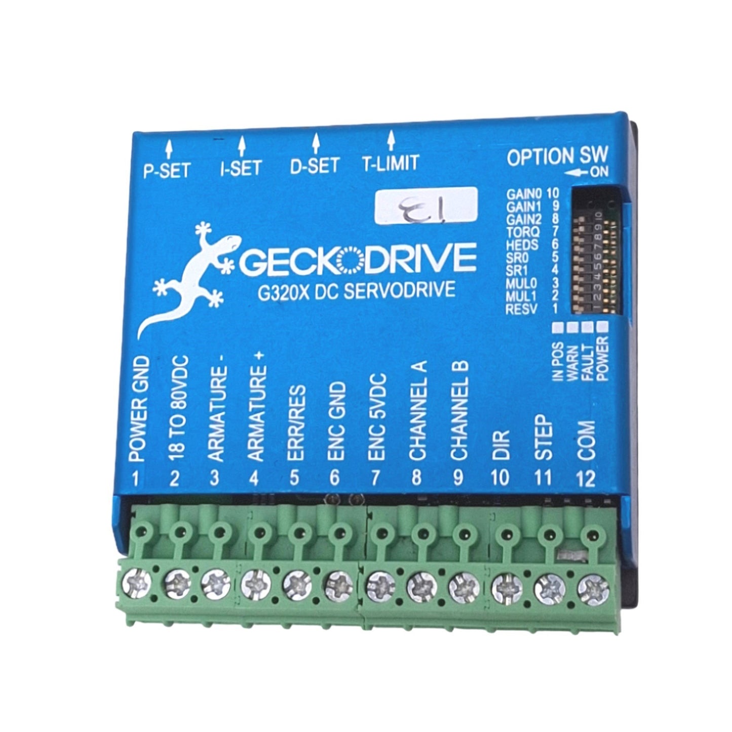 Used Gecko Drive G320X DC Servo Drive for Brushed DC Motor, 18-80VDC 0-20A Max
