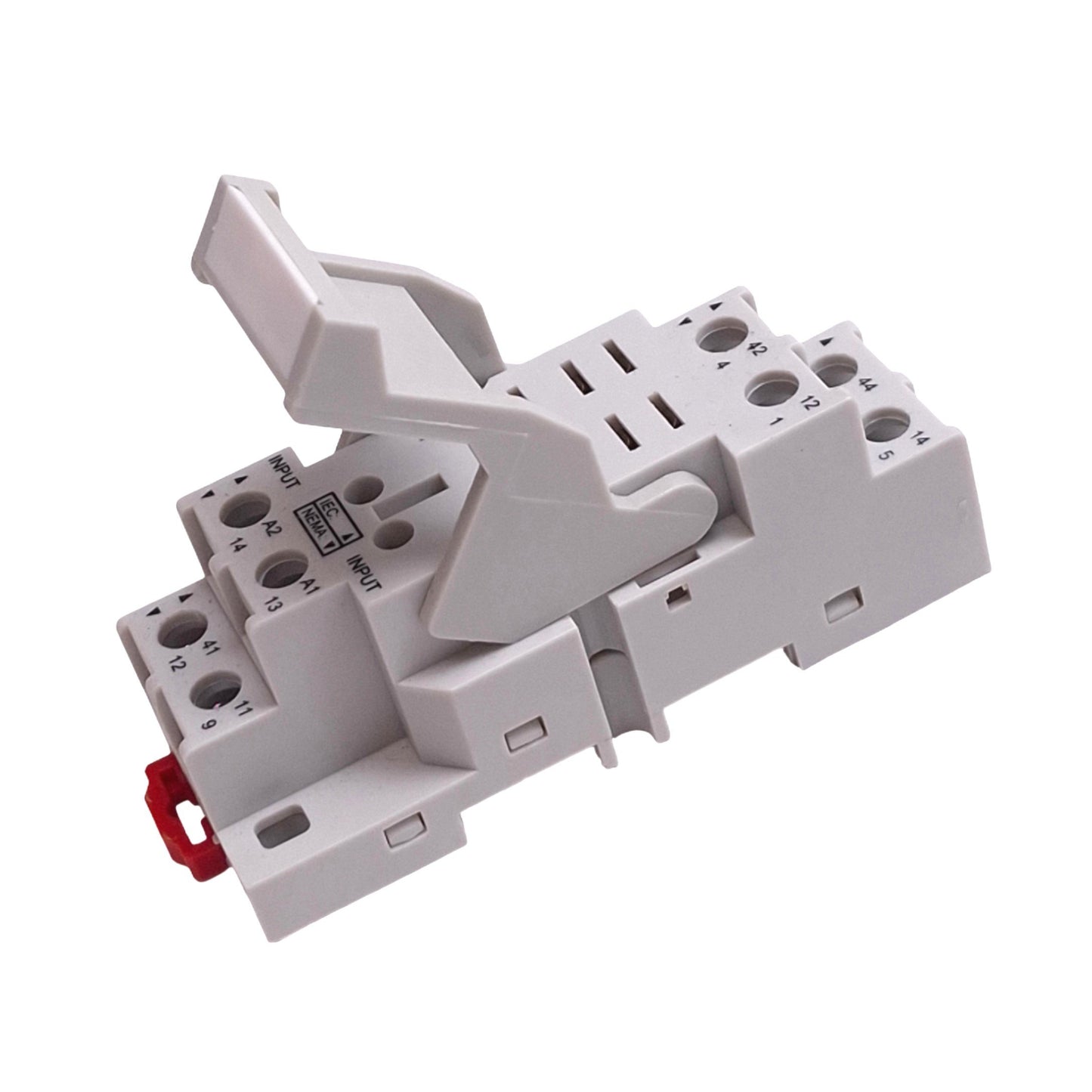 Used Automation Direct 782-2C-SKT Relay Socket, 8-Pin Blade, 300VAC/DC 16A, DIN Rail