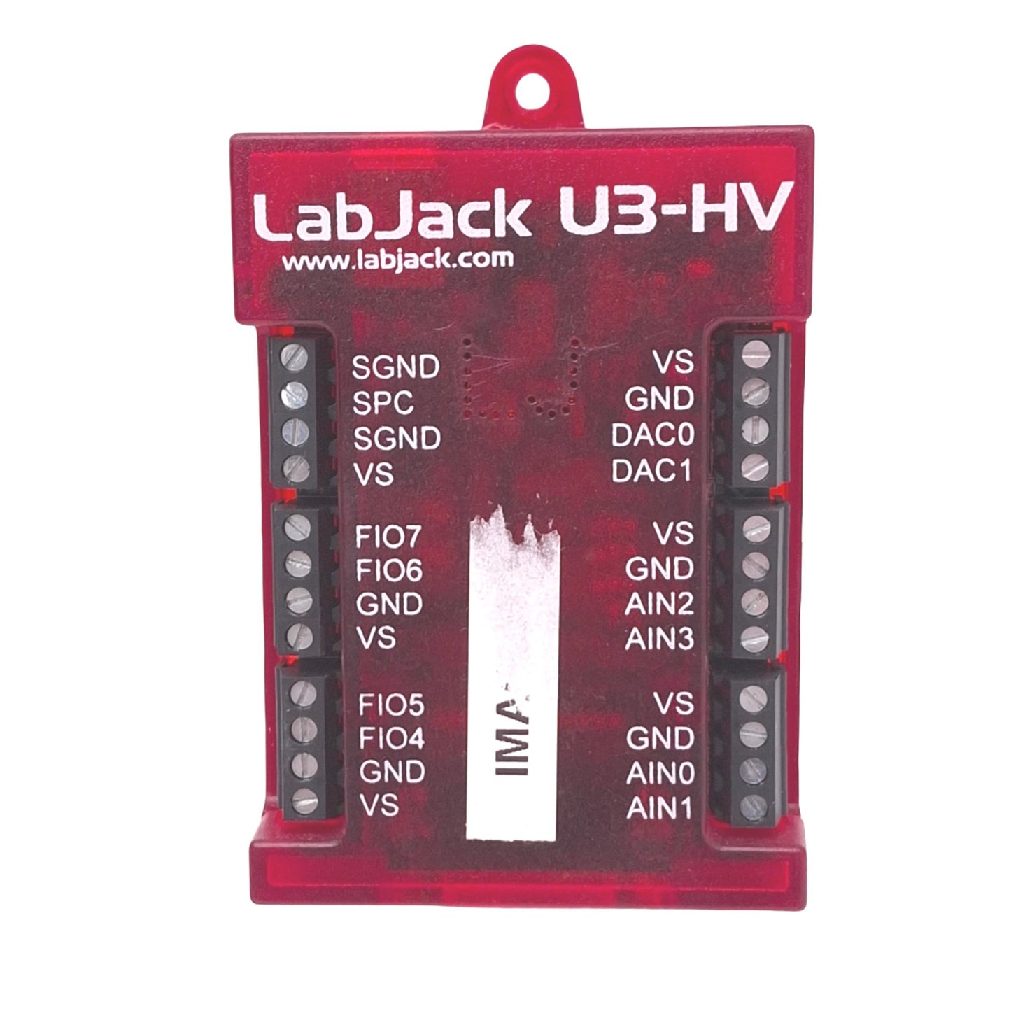 Used LabJack U3-HV Multifunction USB Data Acquisition Module, USB-B, DB15F, 0-5VDC