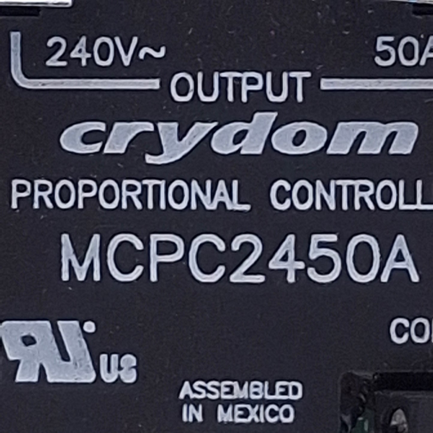 Used Crydom MCPC2450A Proportional Controller 180-280VAC, 50A, 0-5VDC Control Signal