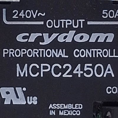 Used Crydom MCPC2450A Proportional Controller 180-280VAC, 50A, 0-5VDC Control Signal