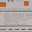 Used Beckhoff EL7031 EtherCAT Terminal, 1-Channel Stepper Motor Interface, 24VDC 1.5A