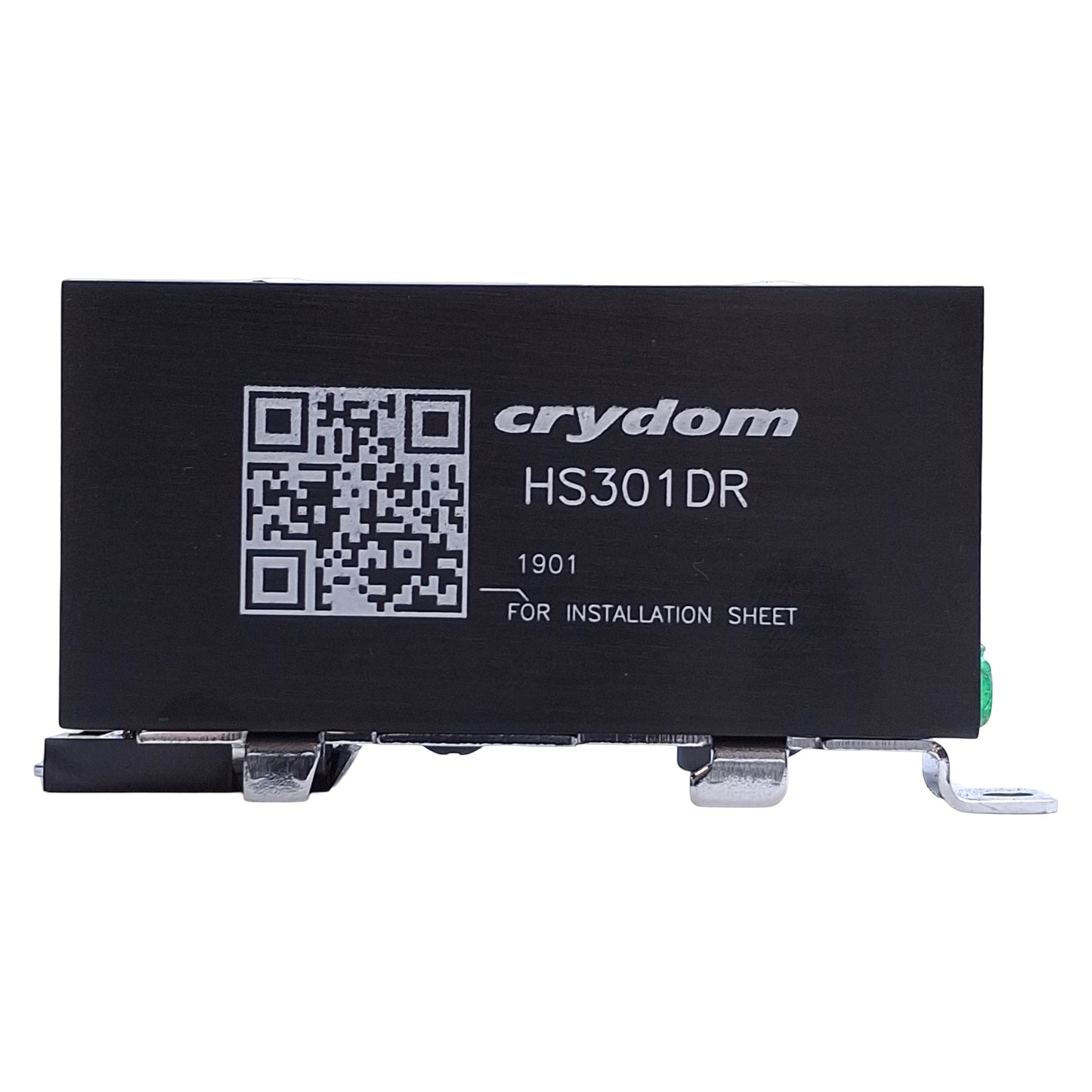 Used Crydom HS301DR Heat Sink DIN Or Panel Mount, Aluminum, 3.19"x1.77"x1.57"