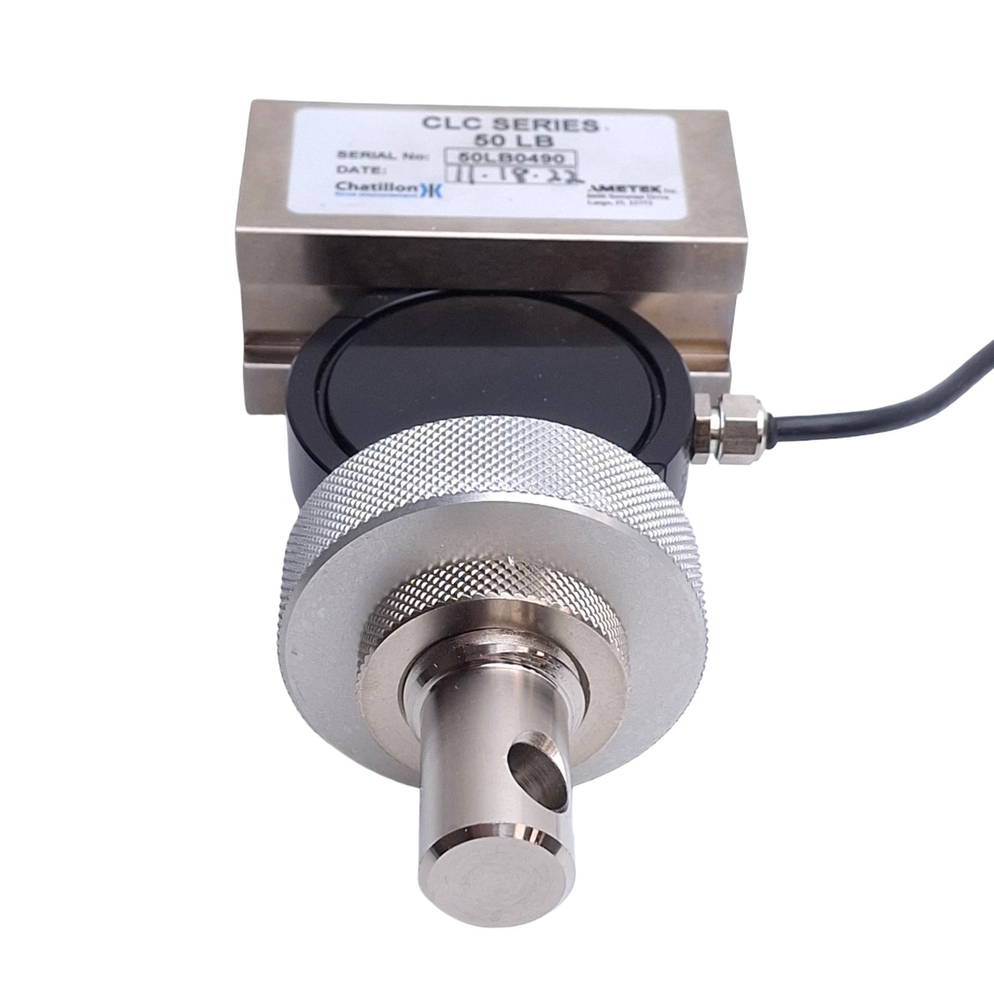 Used Ametek Chantillon CLC-0050 Load Cell For CS Series Test System, 50lbs Capacity