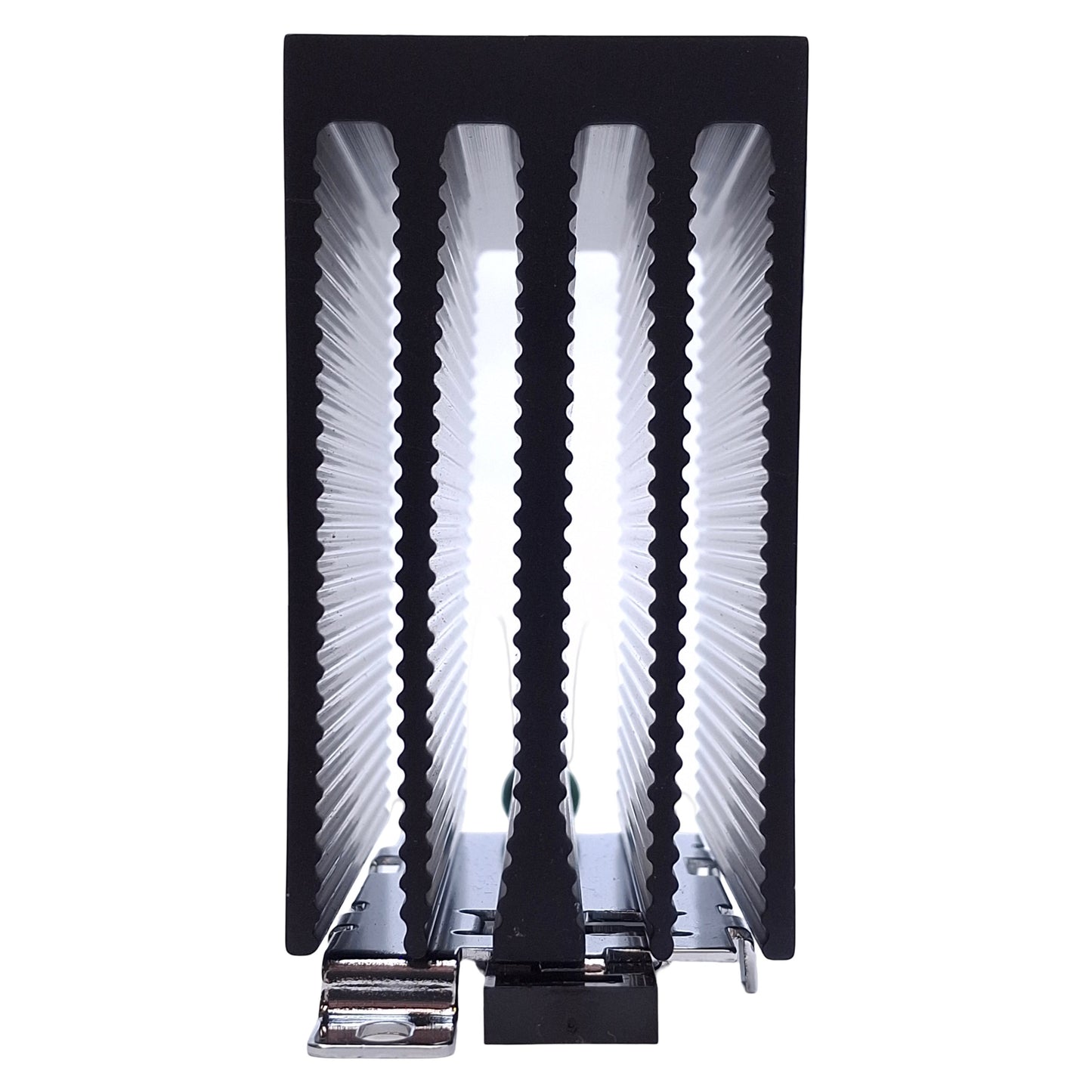 Used Crydom HS201DR Heat Sink DIN or Panel Mount, Aluminum, 3.82"x1.77"x3.15"