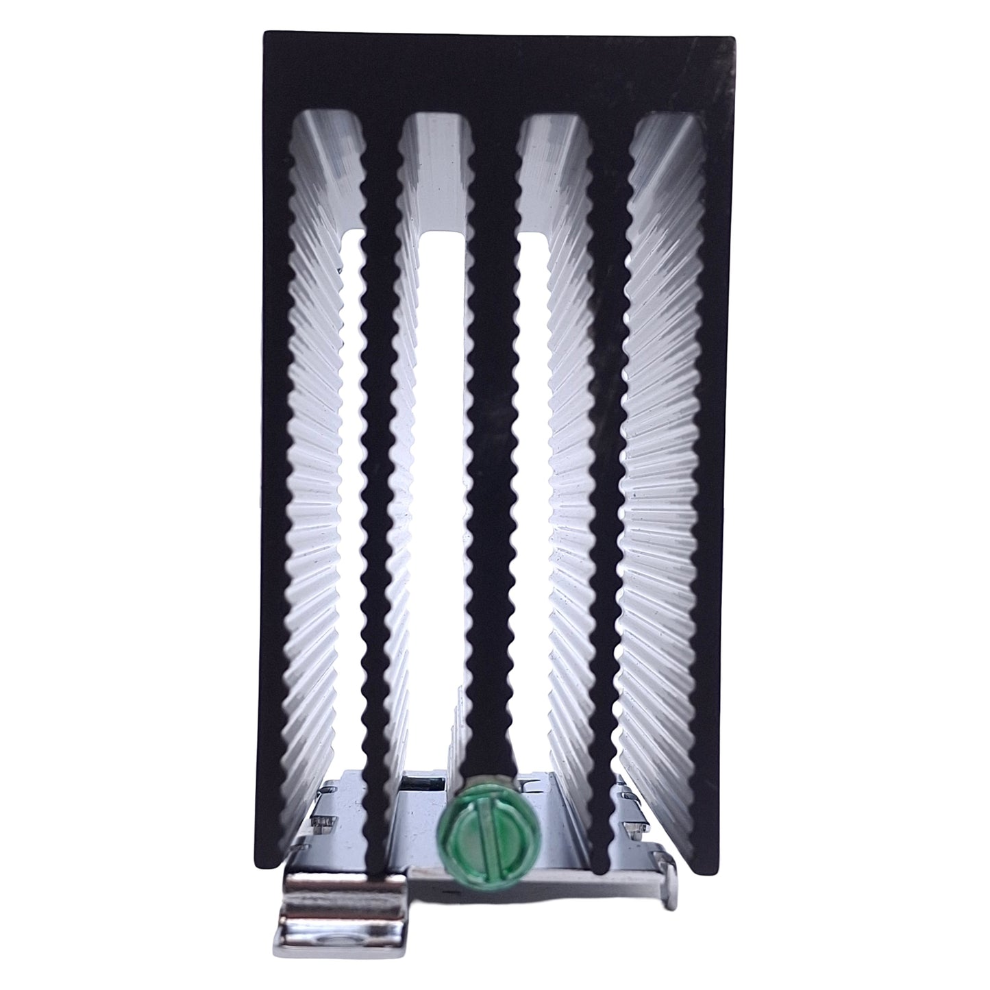 Used Crydom HS201DR Heat Sink DIN or Panel Mount, Aluminum, 3.82"x1.77"x3.15"