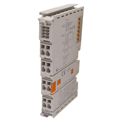 Used Beckhoff EL2202 EtherCAT Terminal, 2-Channel Fast Digital Output, 24VDC 0.5A