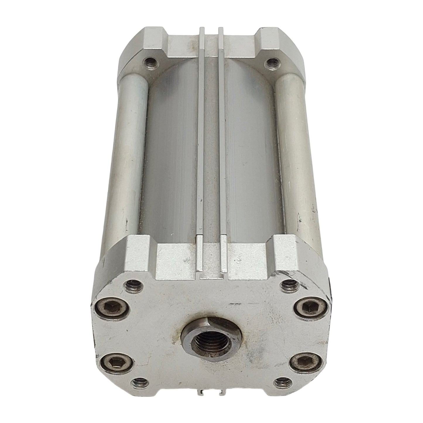 Used SMC NCDQ7A150-300D Compact Cylinder ø1-1/2in Bore, 3in Stroke, 1/8in NPT, 200psi
