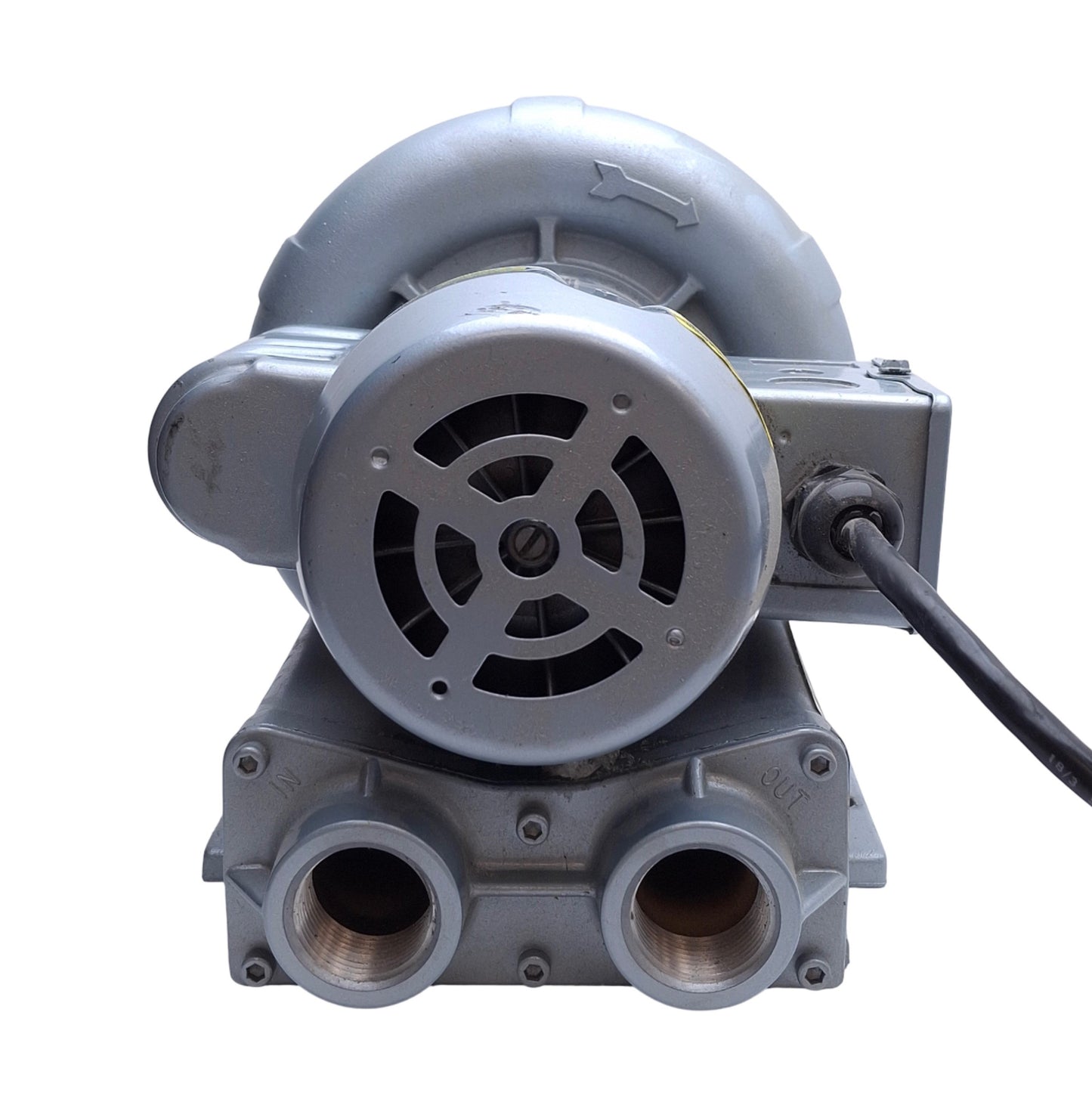 Used Gast R1102 Regenerative Blower 28.5inH2O Max. Pressure, 27CFM Max, NEMA 5-15P