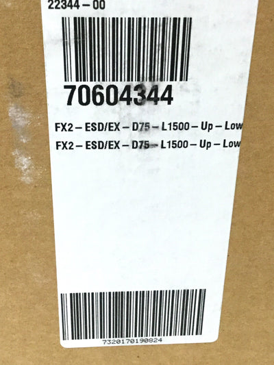 New – Open box Nederman FX2-ESD/EX-D75 Benchtop Fume/Dust Extraction Up-Low Arm Ø75mm, 1.5m