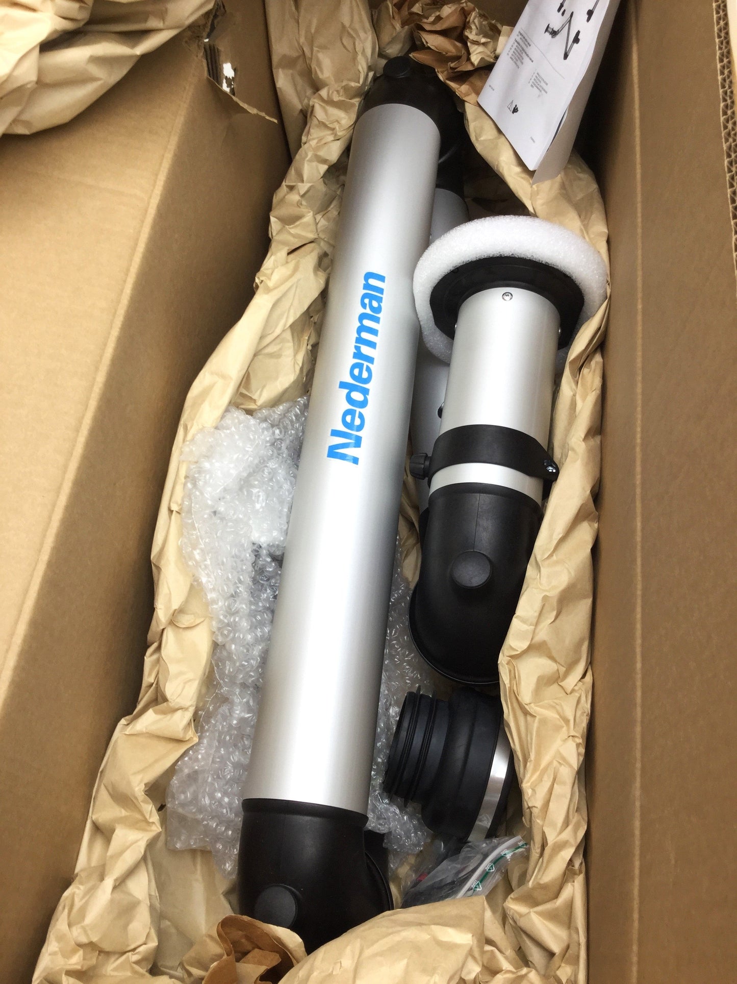 New – Open box Nederman FX2-ESD/EX-D75 Benchtop Fume/Dust Extraction Up-Low Arm Ø75mm, 1.5m