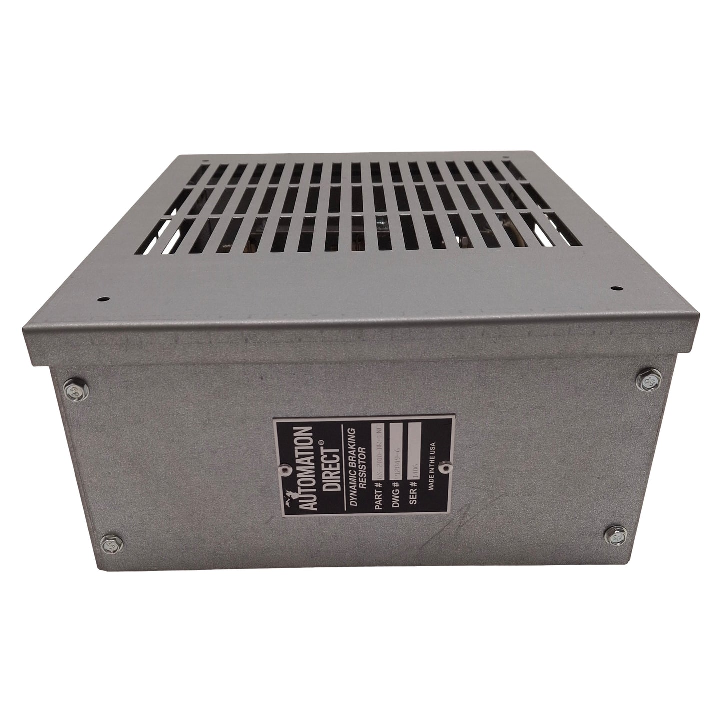 Used Automation Direct GS-2010-BR-ENC Brake Resistor For AC Drives, 1.0kW, 20 Ohms