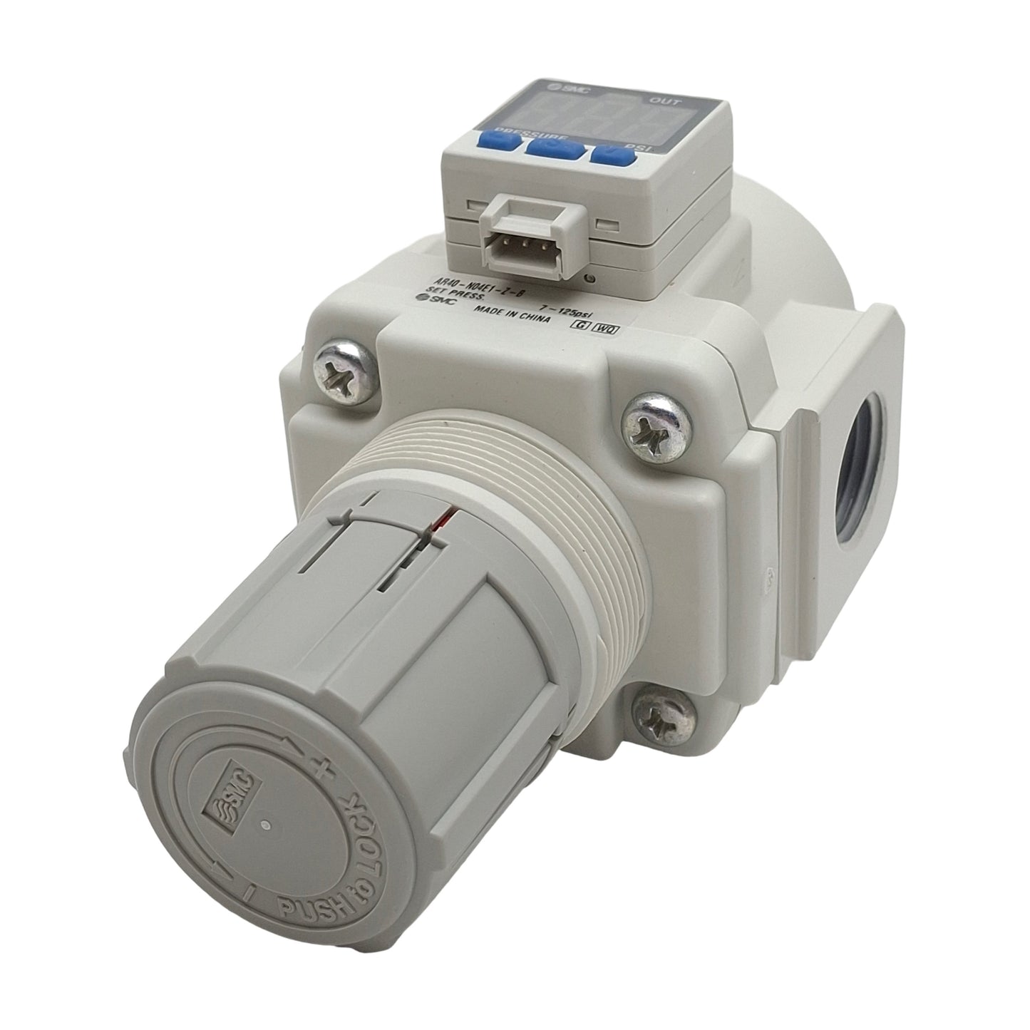 New SMC AR40-N04E1-Z-B Pneumatic Regulator, 1.0MPa Max, 0.05-0.85MPa Set, 1/2in NPT