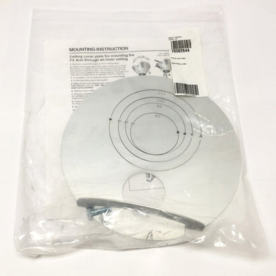 New – Open box Nederman 70502644 Ceiling Cover Plate for Mounting FX Dust/Fume Extraction Arm