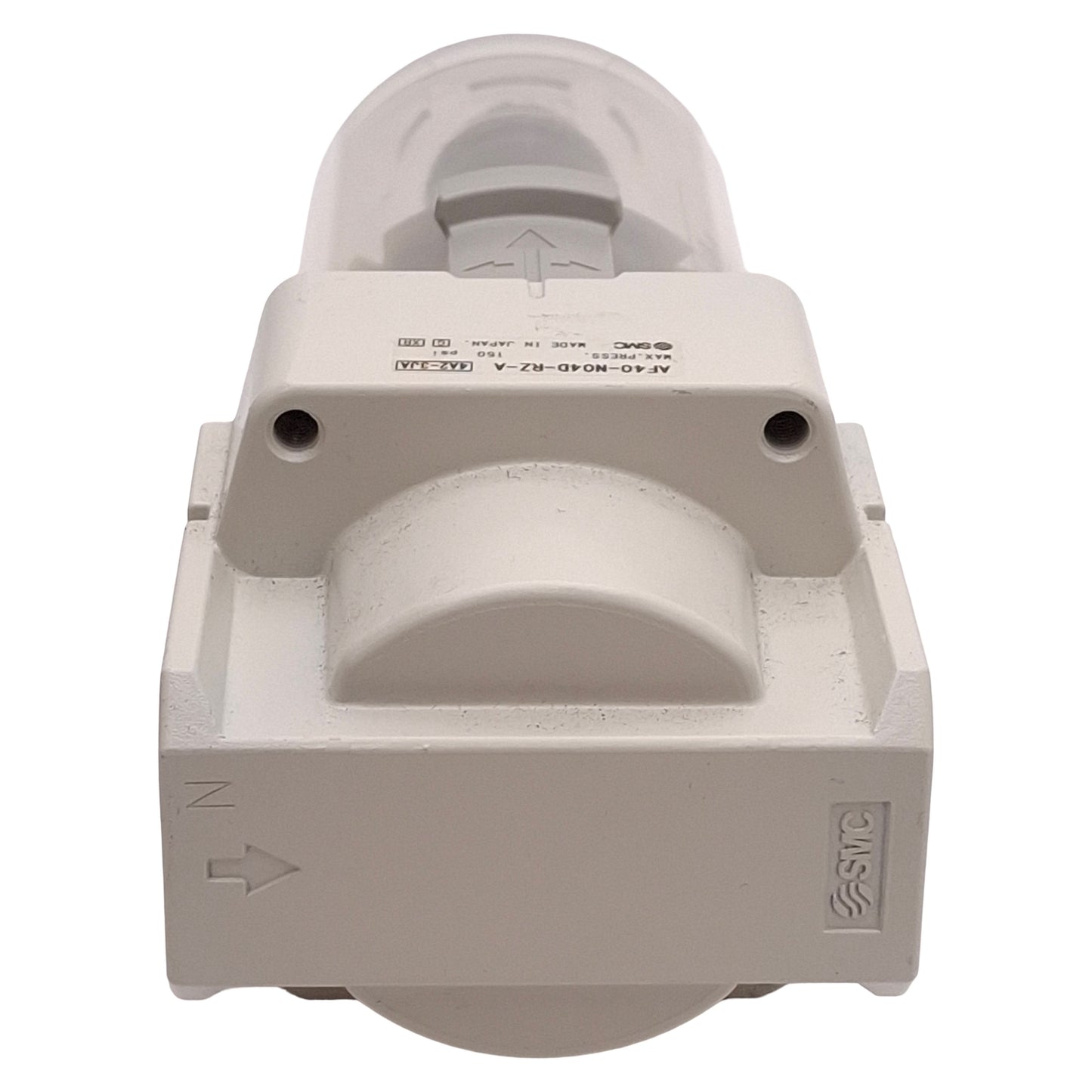 Used SMC AF40-N04D-RZ-A Pneumatic Filter 150psi, ø3/8in P2C Drain, 1/2NPT *No Filter*
