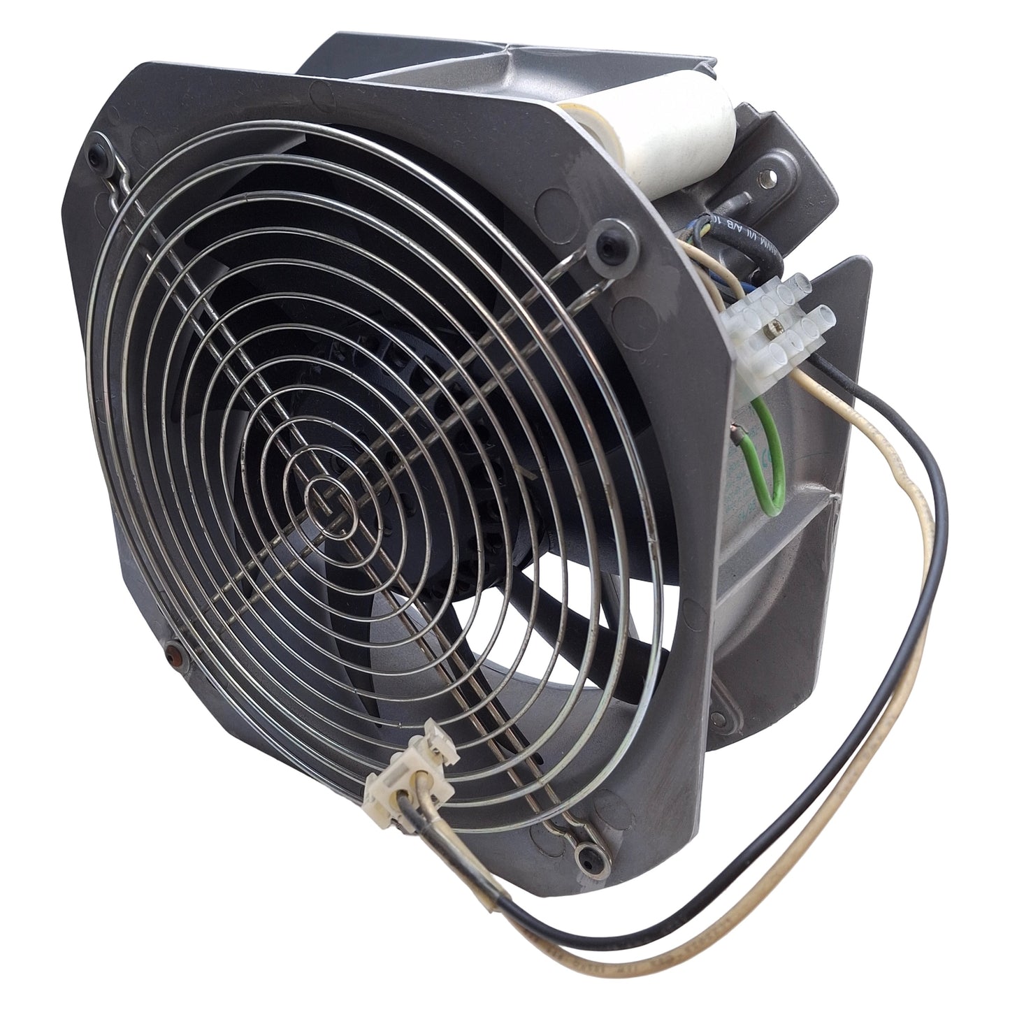 Used EBM-PAPST W2E200-HH82-01 Tube Axial Fan 500CFM Flow, 115VAC, 225x225x80mm