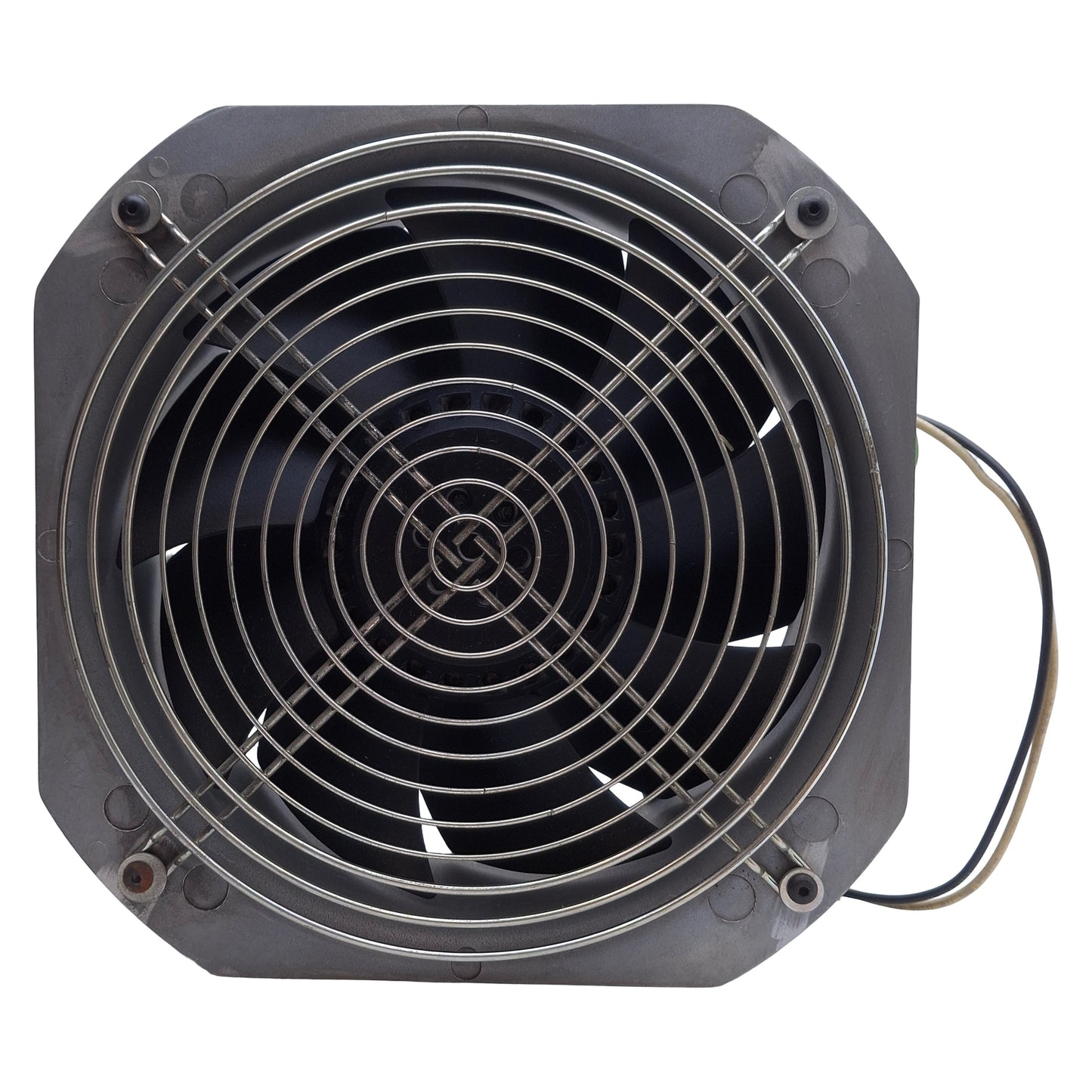 Used EBM-PAPST W2E200-HH82-01 Tube Axial Fan 500CFM Flow, 115VAC, 225x225x80mm