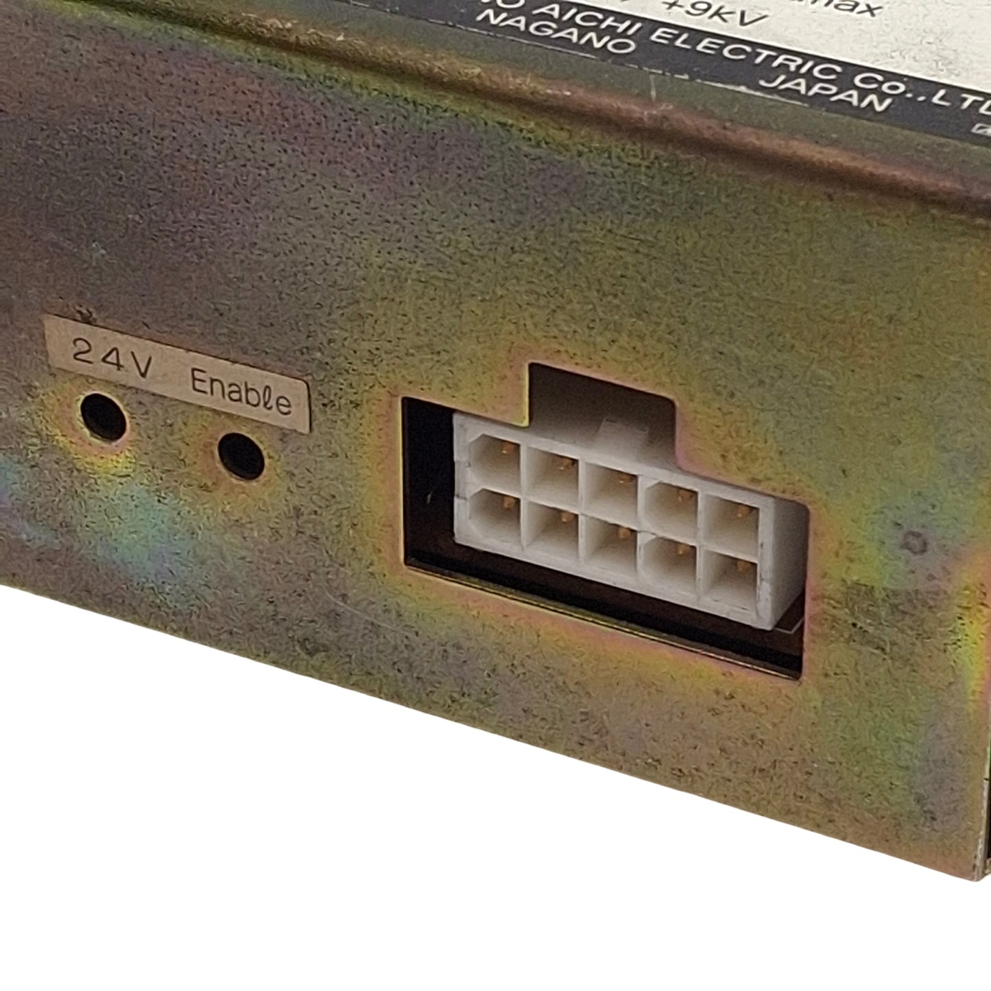 Used Nagano Aichi Electric R561131 HV-508 Power Supply, 24VDC In, +40µA +9kV Out