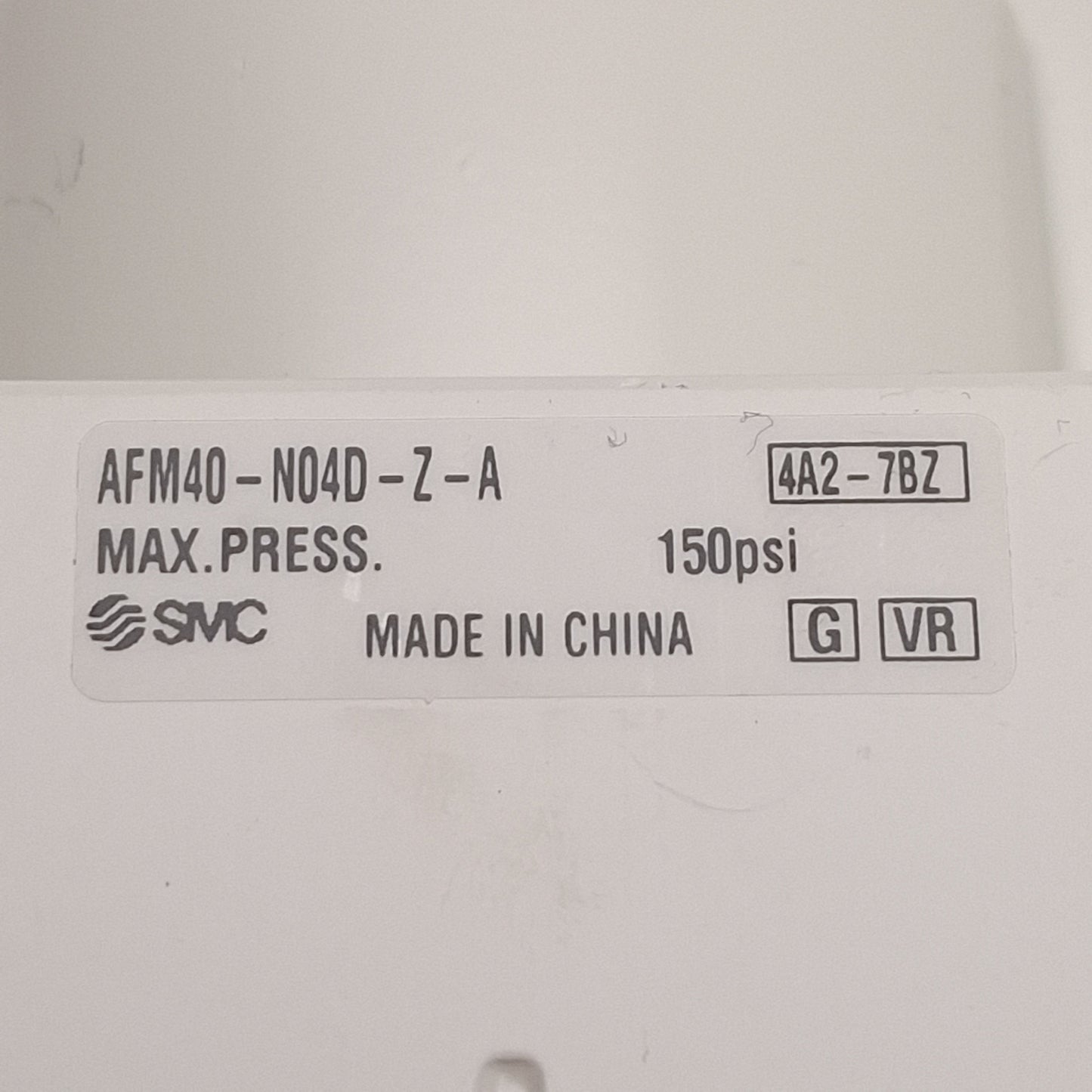 Used SMC AFM40-N04D-Z-A Mist Separator, 0.3µm Filtration, 150psi, 1/2in NPT
